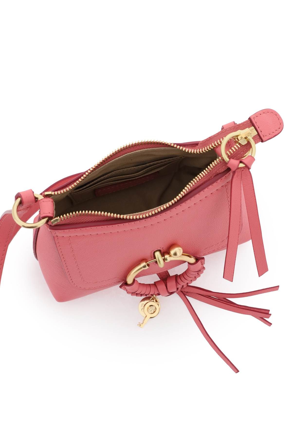 Shop See By Chloé Joan Mini Crossbody Bag In Pink