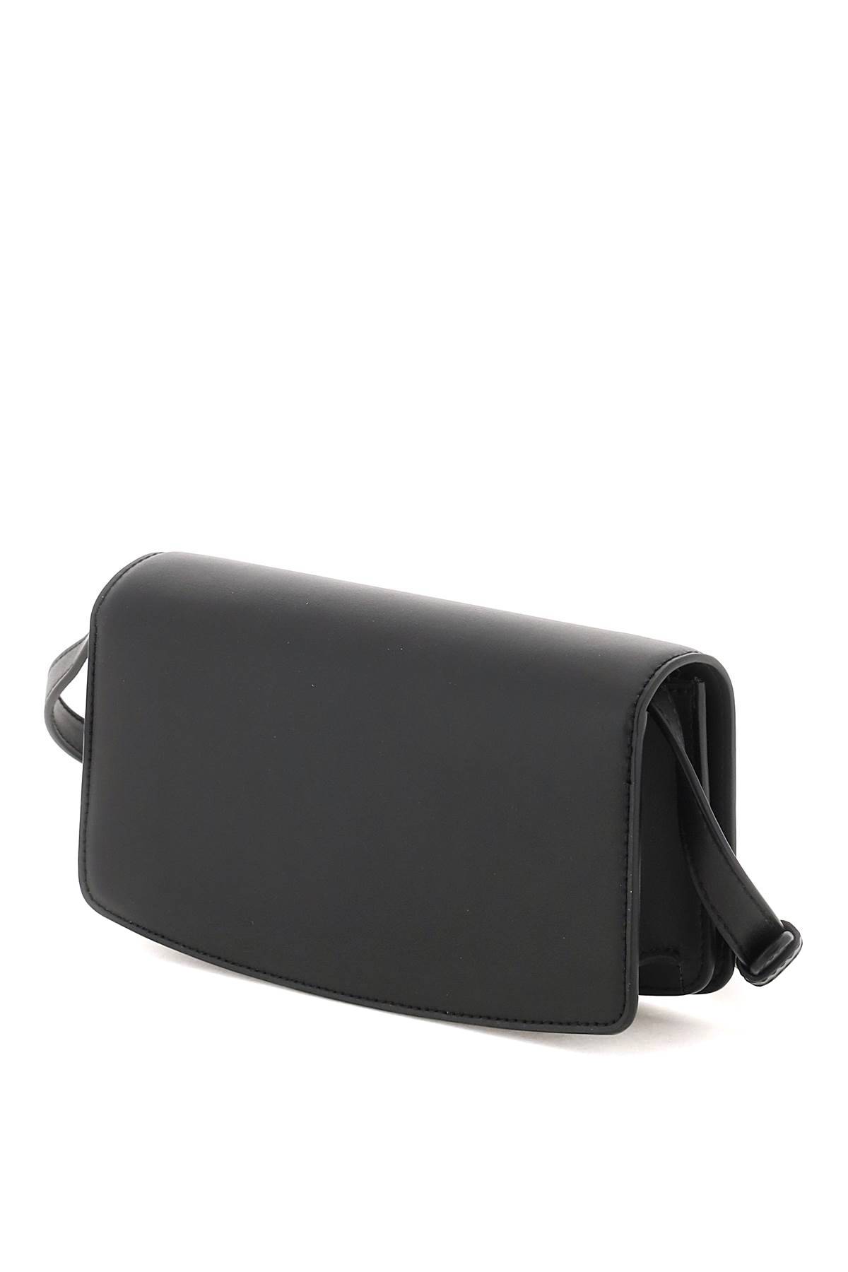 Shop Stella Mccartney S-wave Crossbody Bag In Black