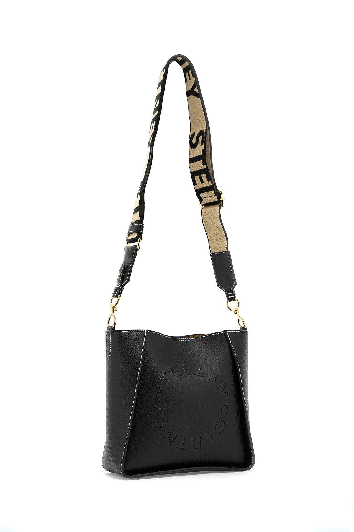 Shop Stella Mccartney Stella Logo Crossbody Bag In Black