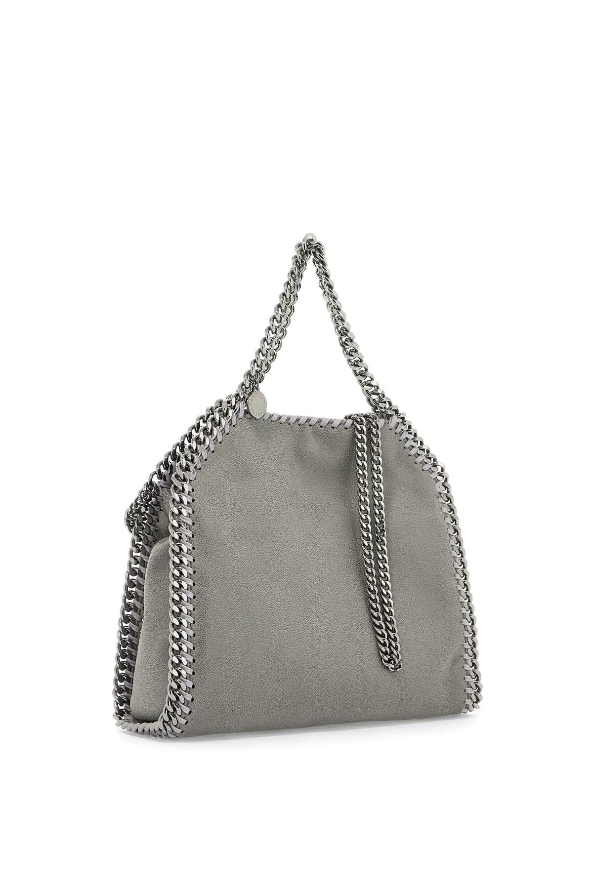 Shop Stella Mccartney Falabella Mini Tote Bag In Grey