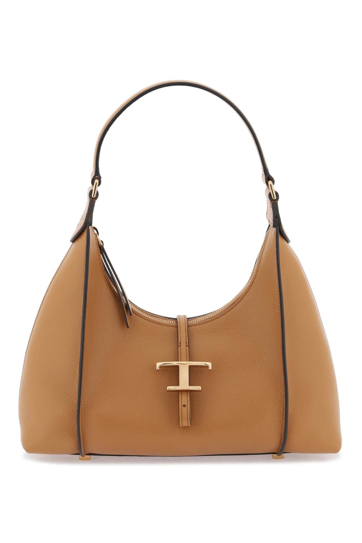 Shop Tod's T Timeless Shoulder Bag In Brown