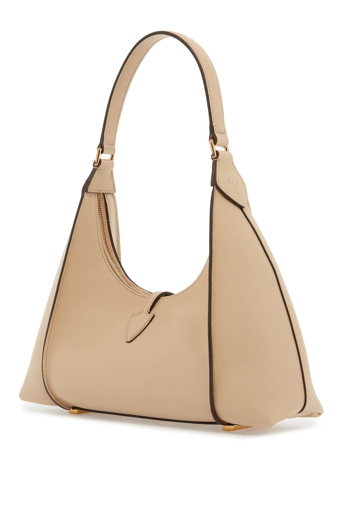 Shop Tod's T Timeless Shoulder Bag In Beige