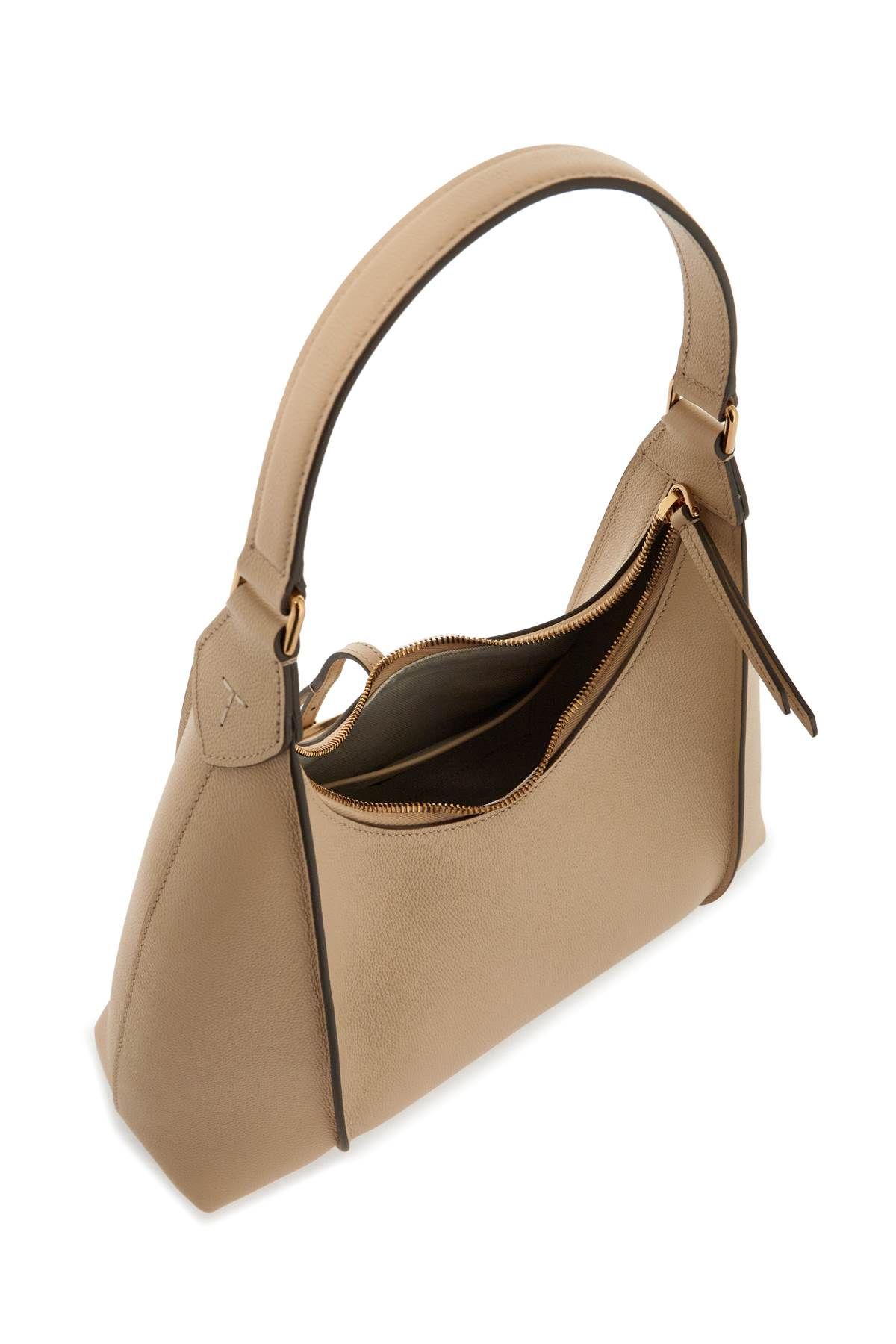 Shop Tod's T Timeless Shoulder Bag In Beige