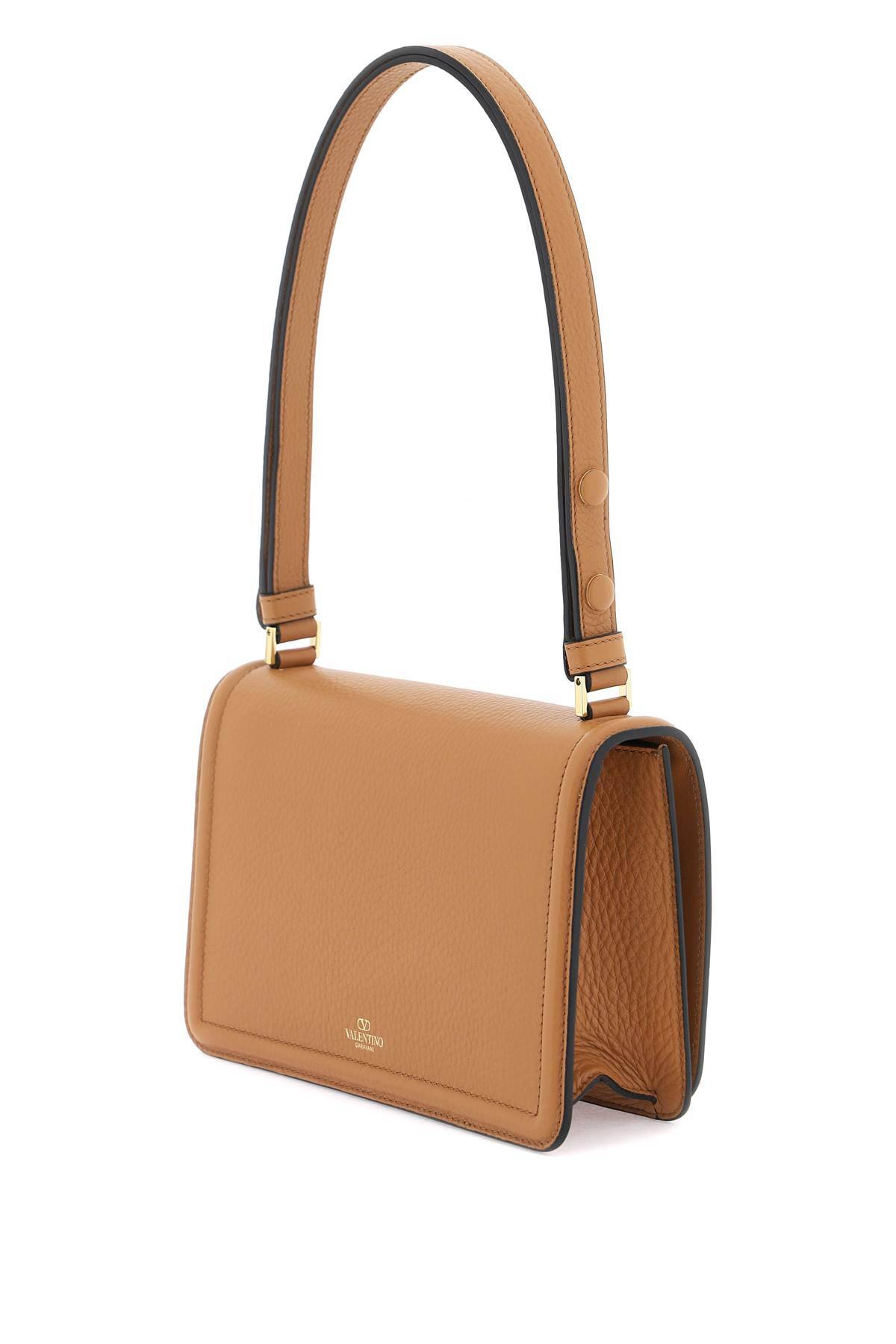 Shop Valentino Shoulder Bag With Vlogo  Vlogo In Brown
