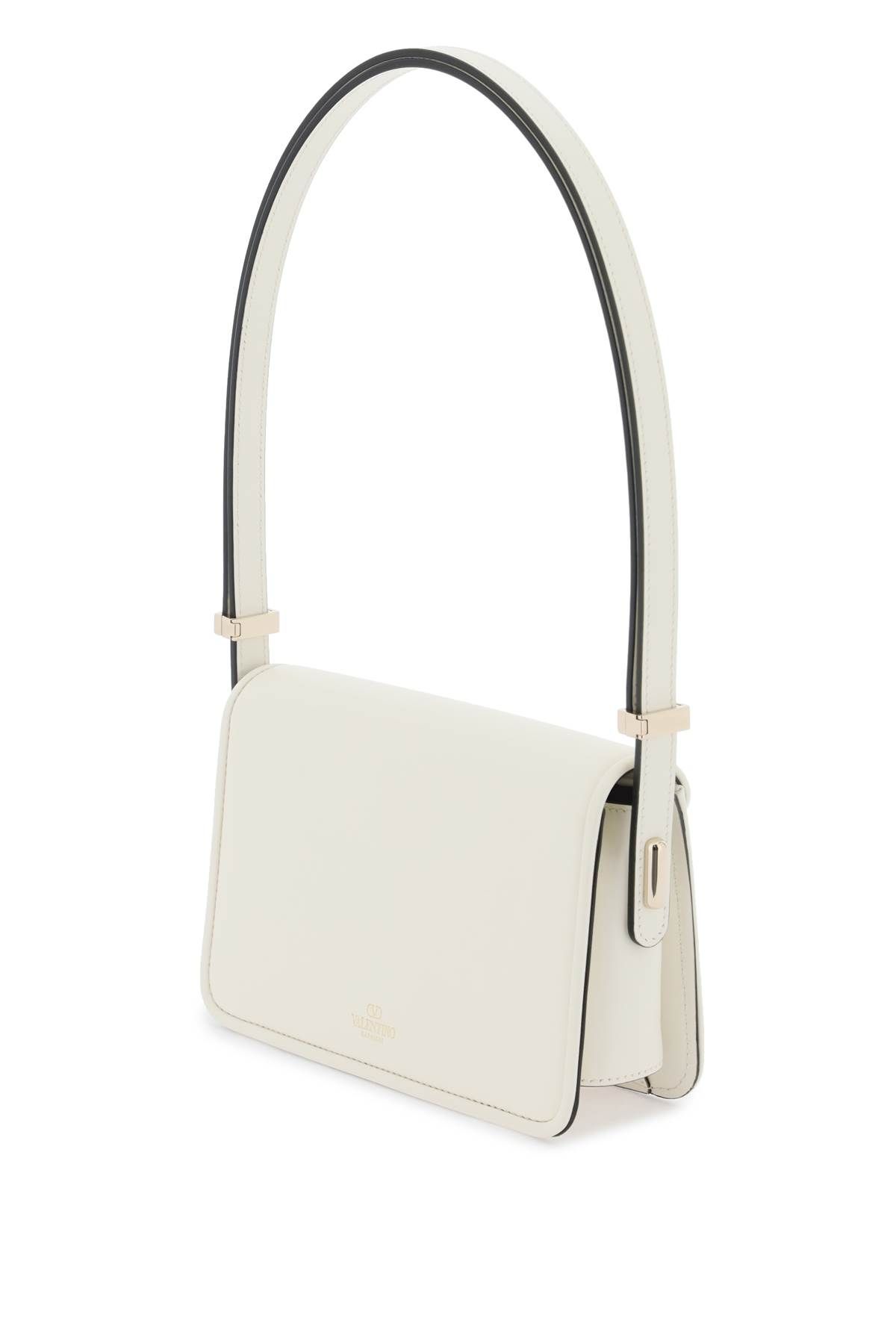 Shop Valentino Small Shoulder Letter Bag In White
