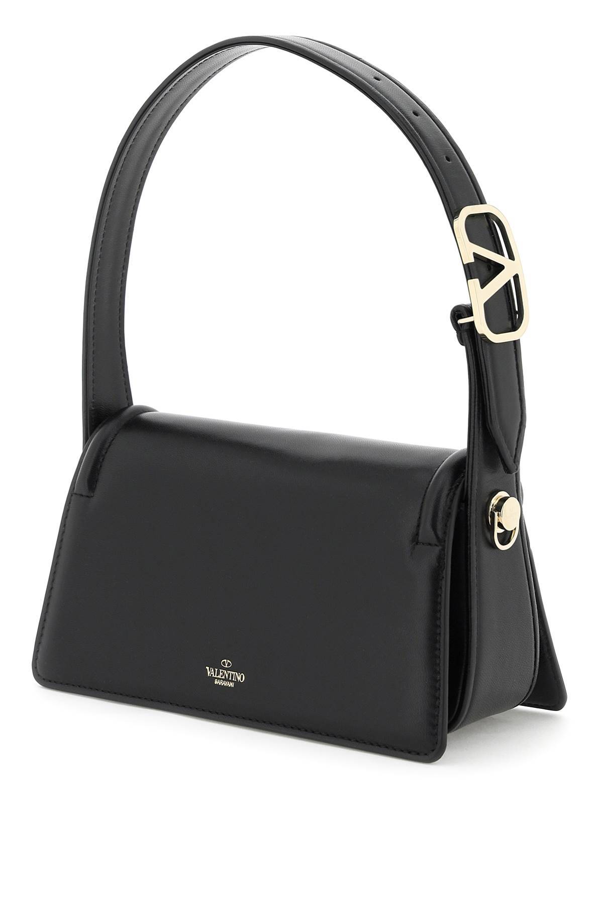 Shop Valentino Woody Small Shopping Bag In Black