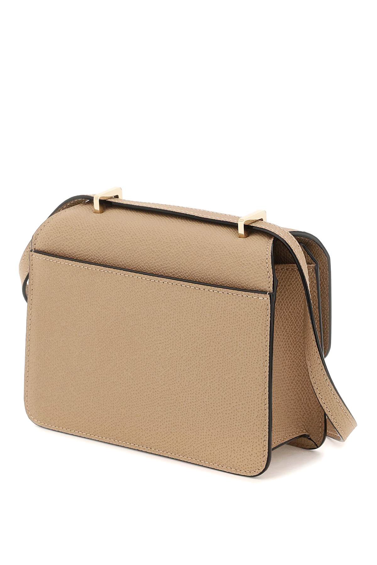 Shop Valextra Nolo Mini Crossbody Bag In Neutro