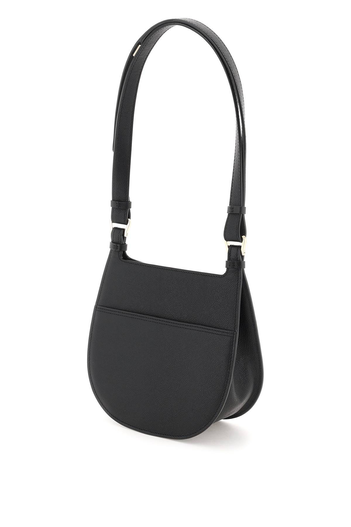 Shop Valextra 'weekend' Hobo Bag Mini In Black