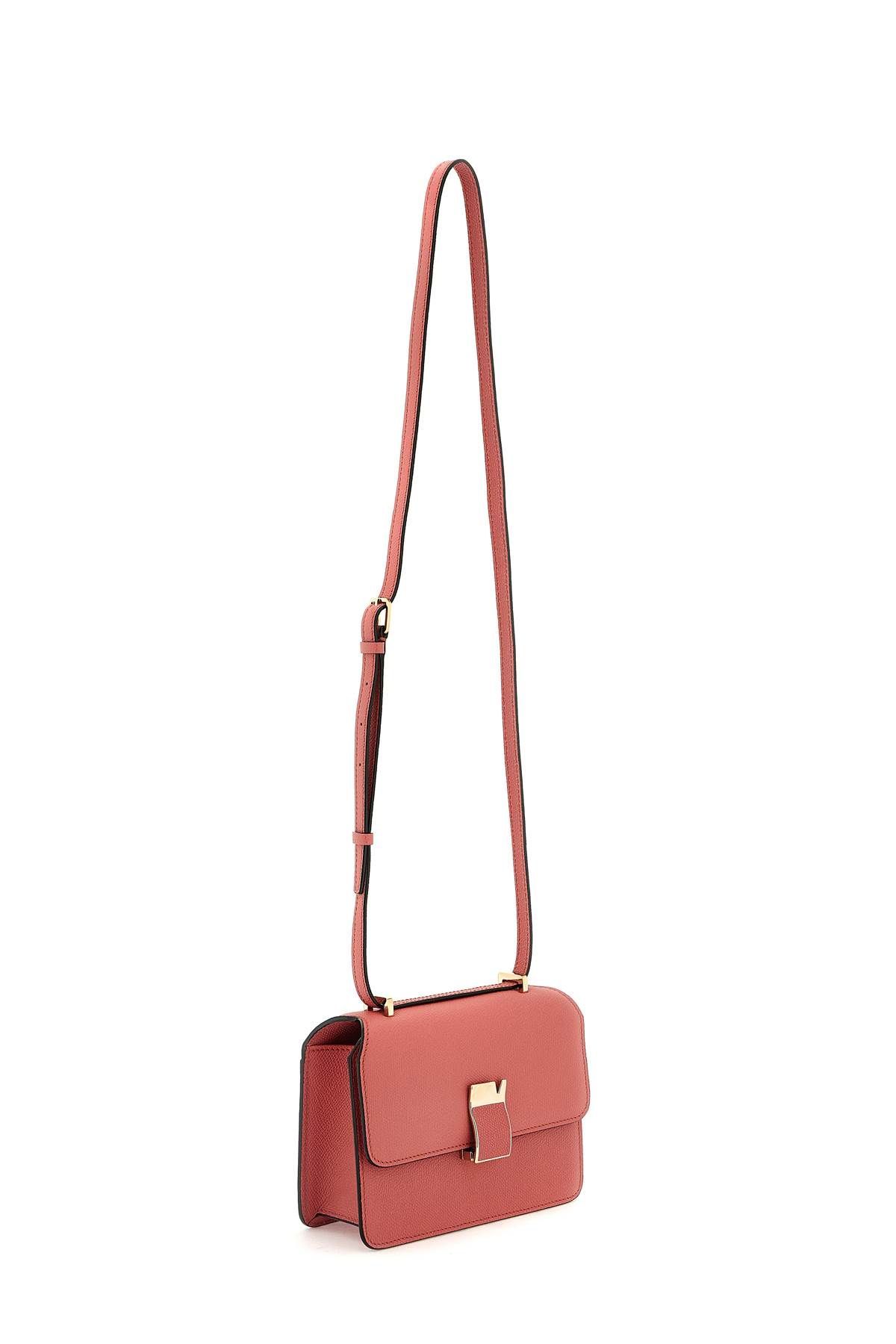 Shop Valextra 'nolo' Small Crossbody Bag In Pink