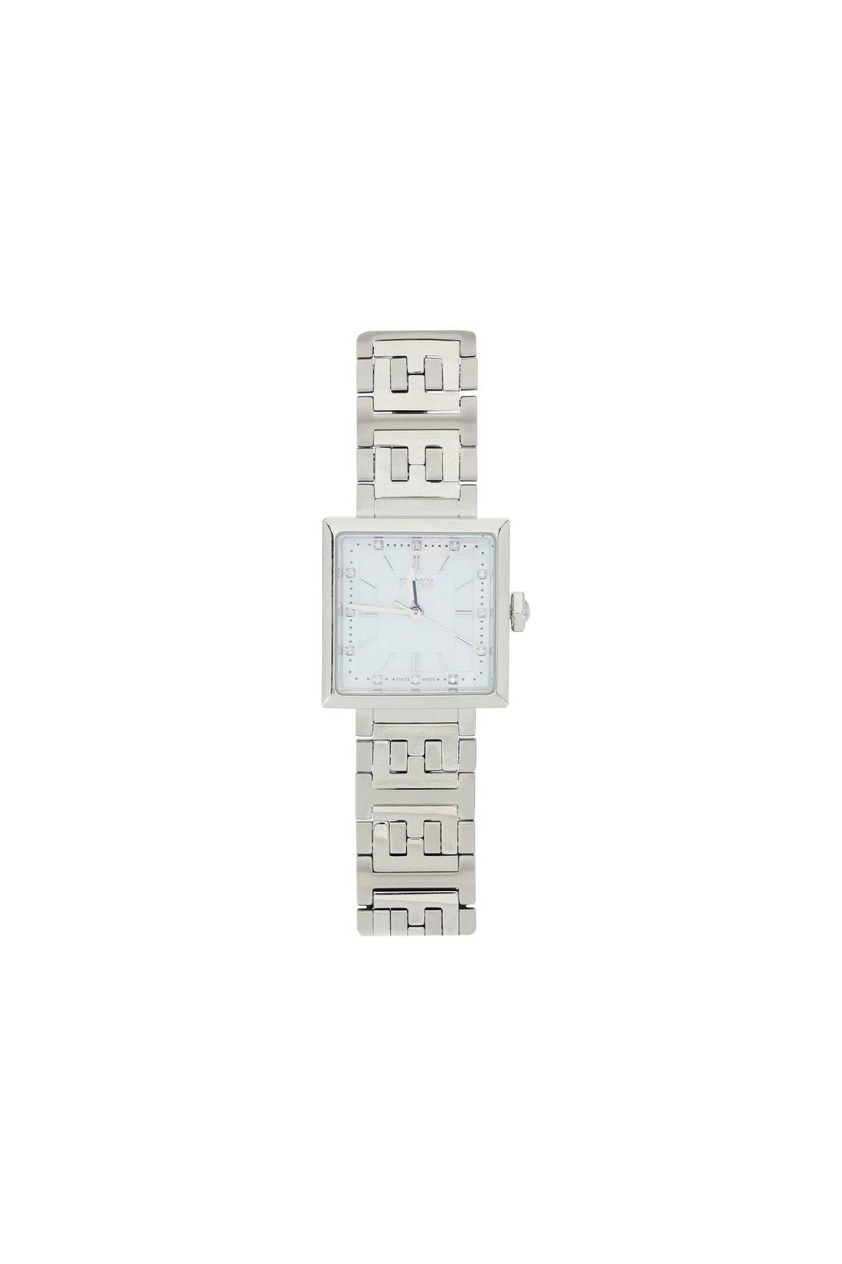 Shop Fendi Forever  Watch Time In Silver