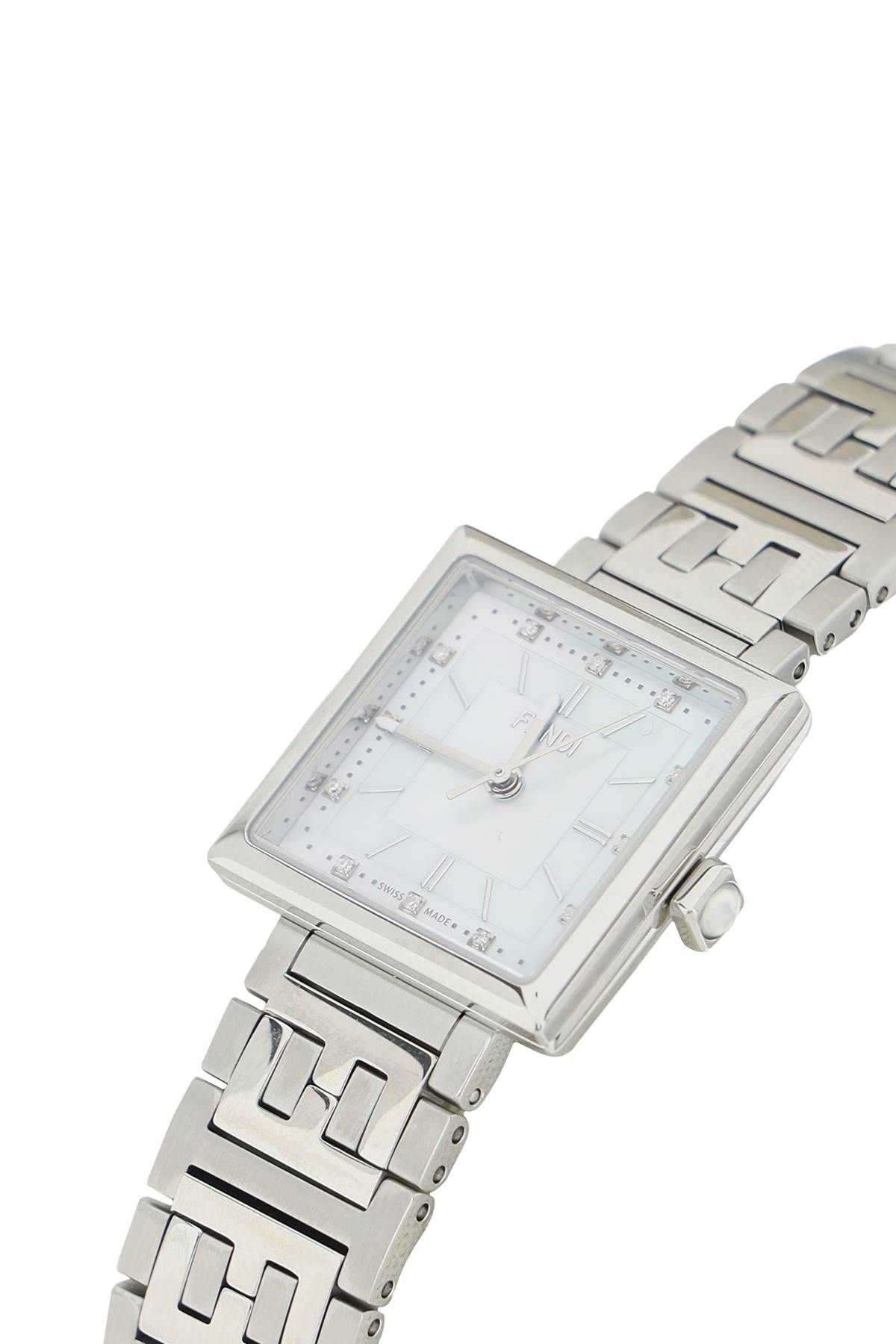 Shop Fendi Forever  Watch Time In Silver