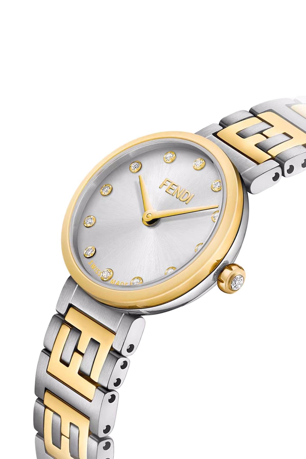 Shop Fendi Forever  Watch Time In Gold
