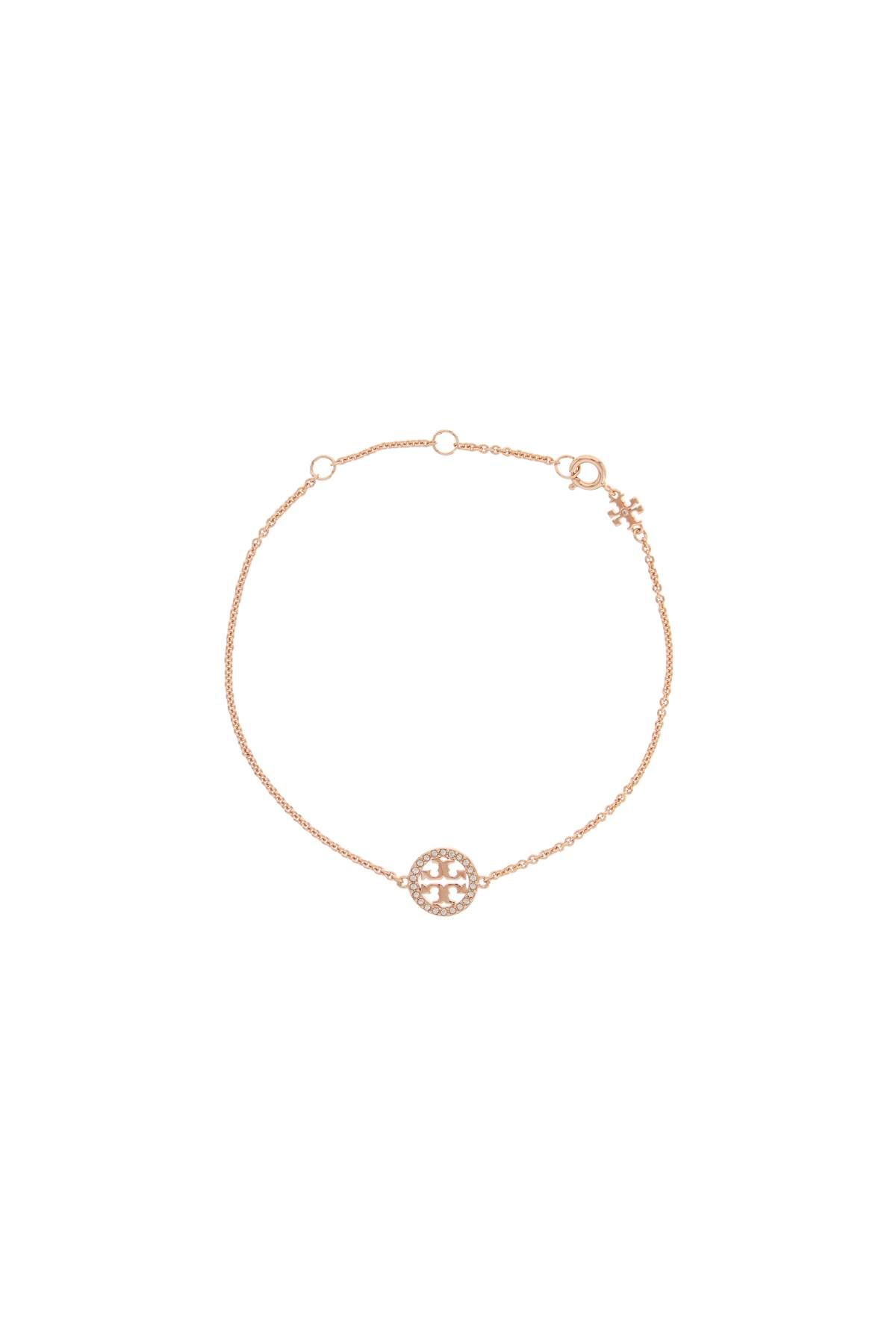 Shop Tory Burch Miller Bracelet With Pavé Detailing In Pink