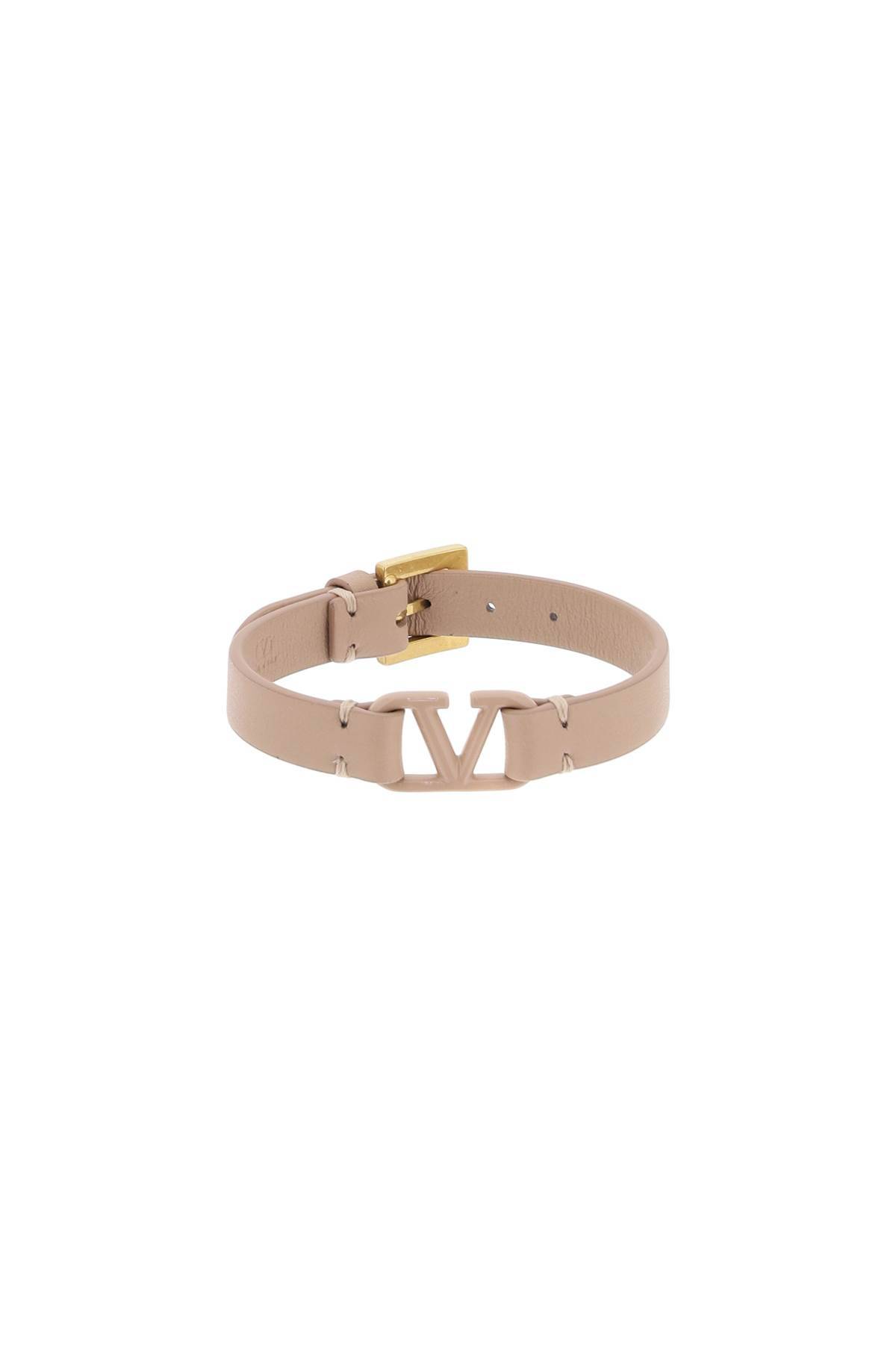 Shop Valentino Vlogo Signature Bracelet In Neutro