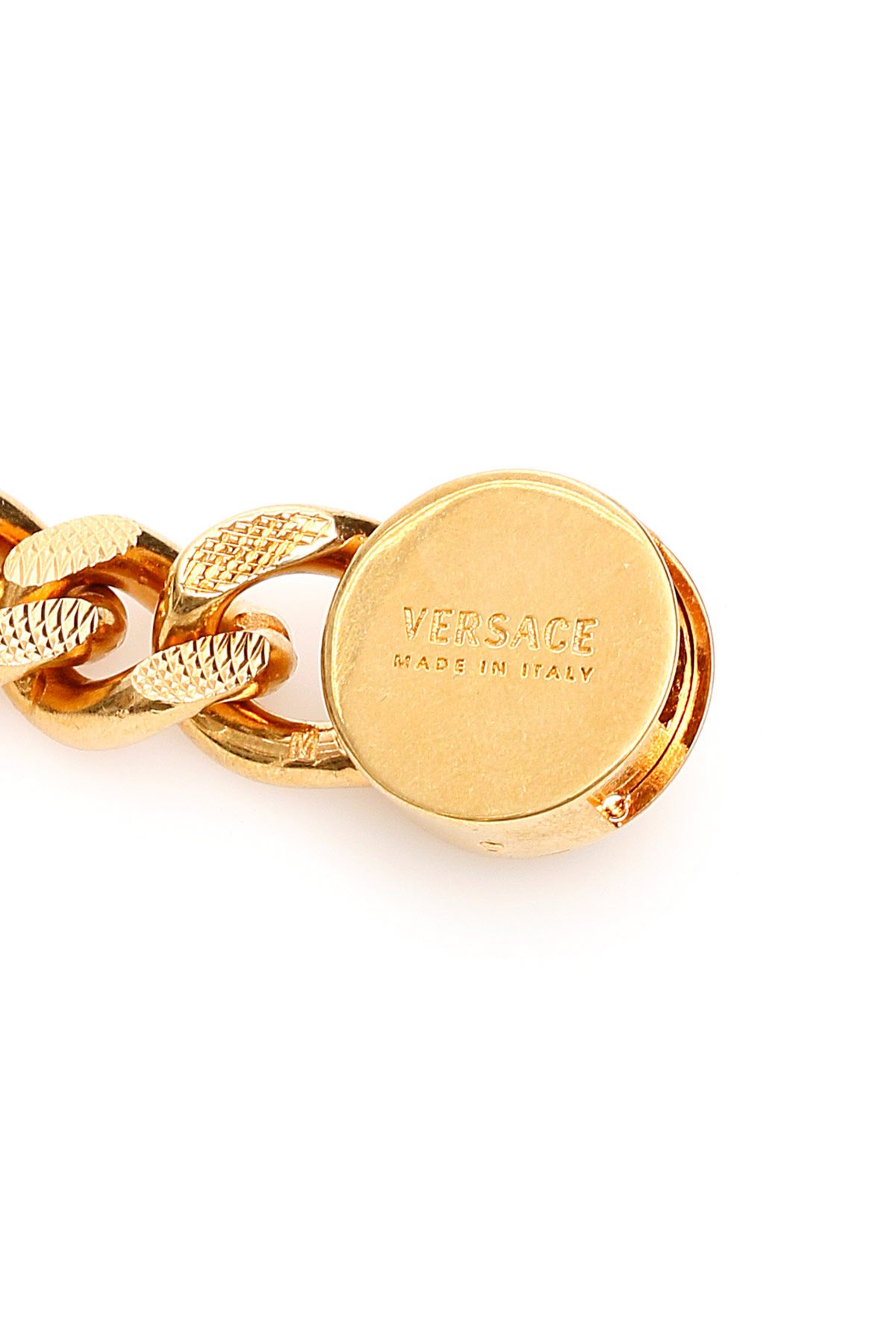 Shop Versace Chain Medusa Bracelet In Gold