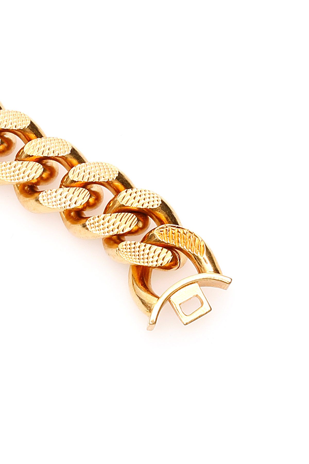 Shop Versace Chain Medusa Bracelet In Gold