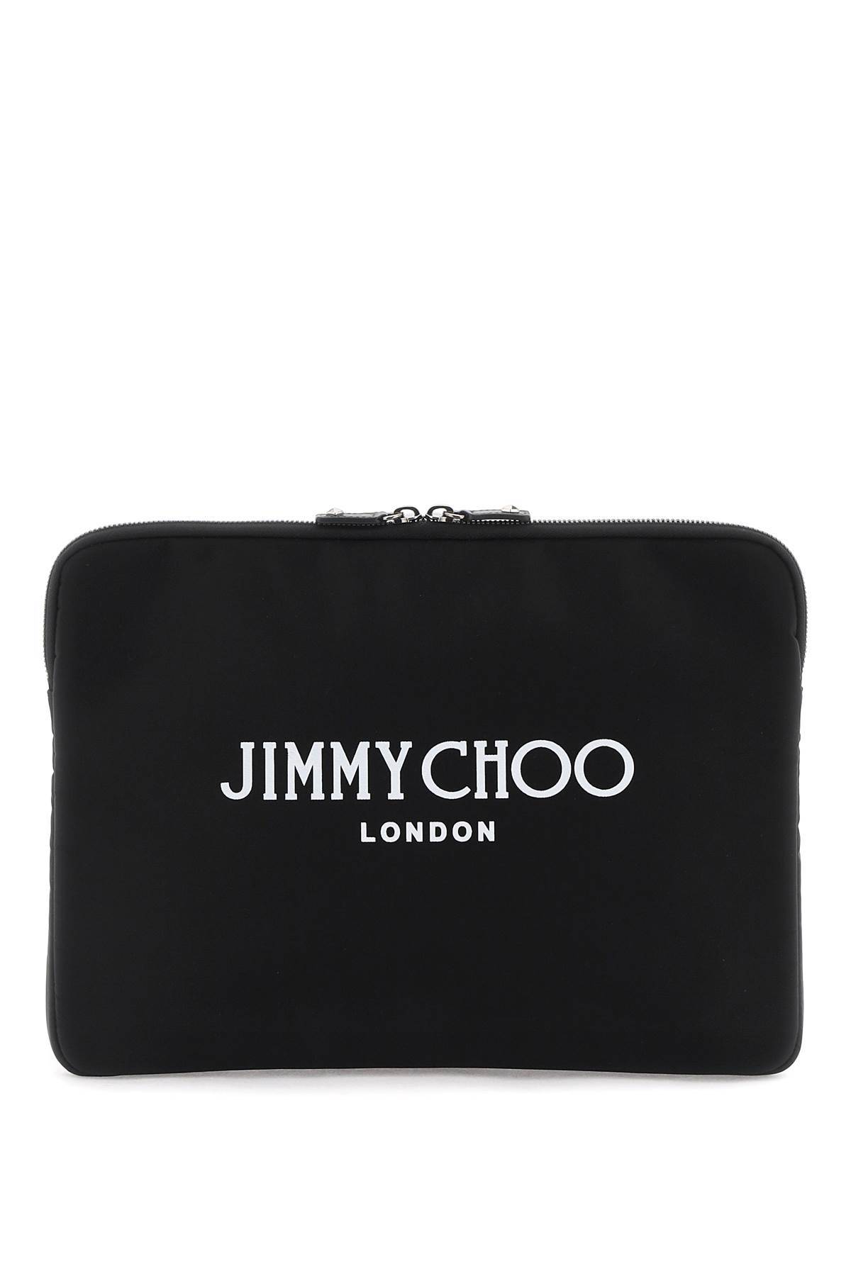 Jimmy Choo Pouch With Logo In Black