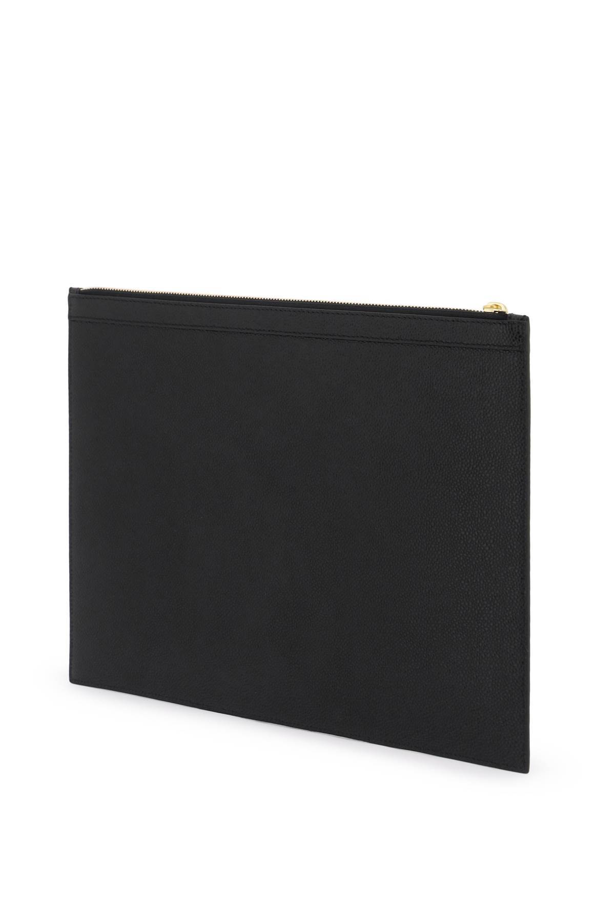 Shop Thom Browne 4-bar Document Holder In Black