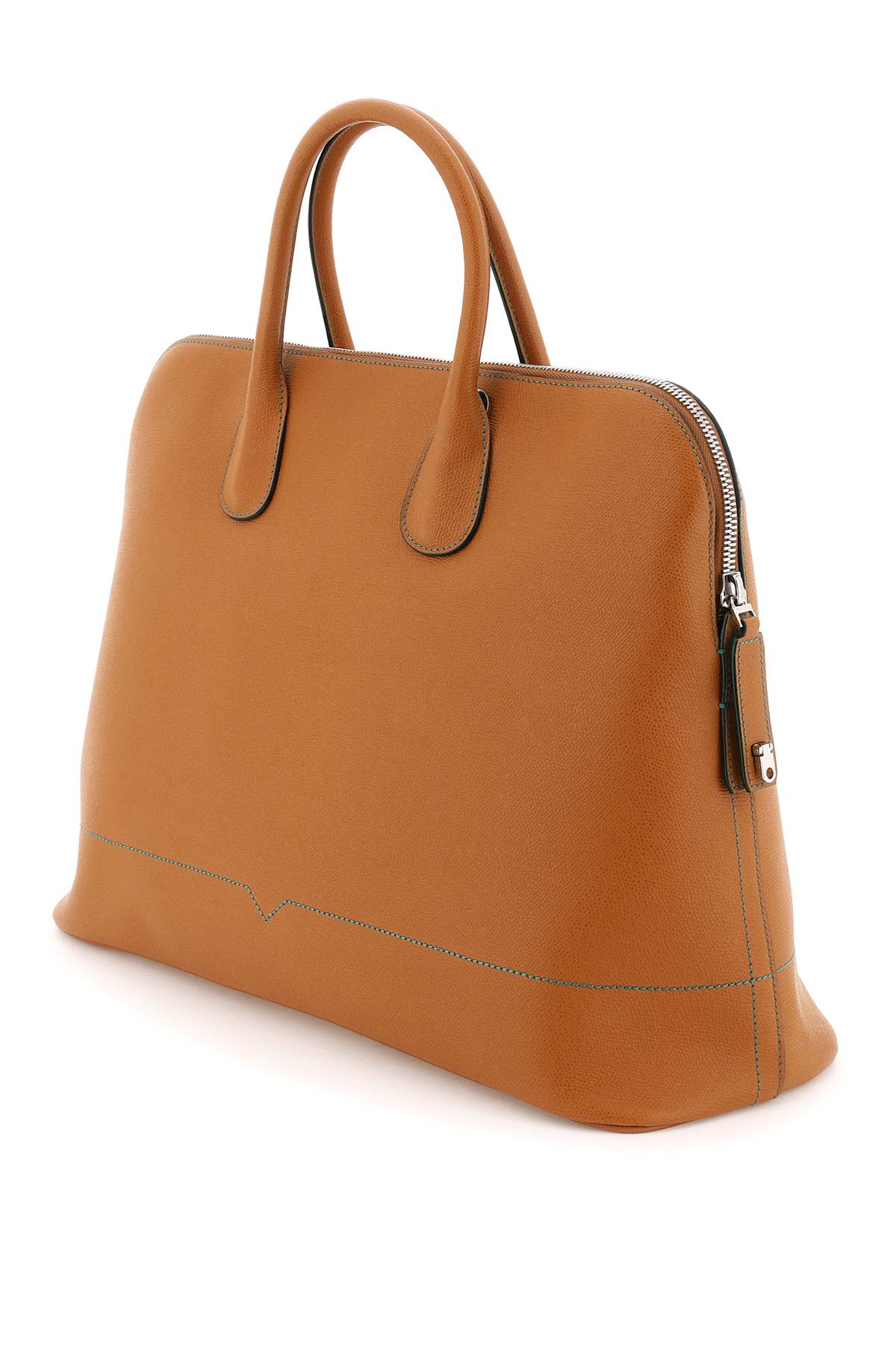 Shop Valextra 'mylogo' Tote Bag In Brown