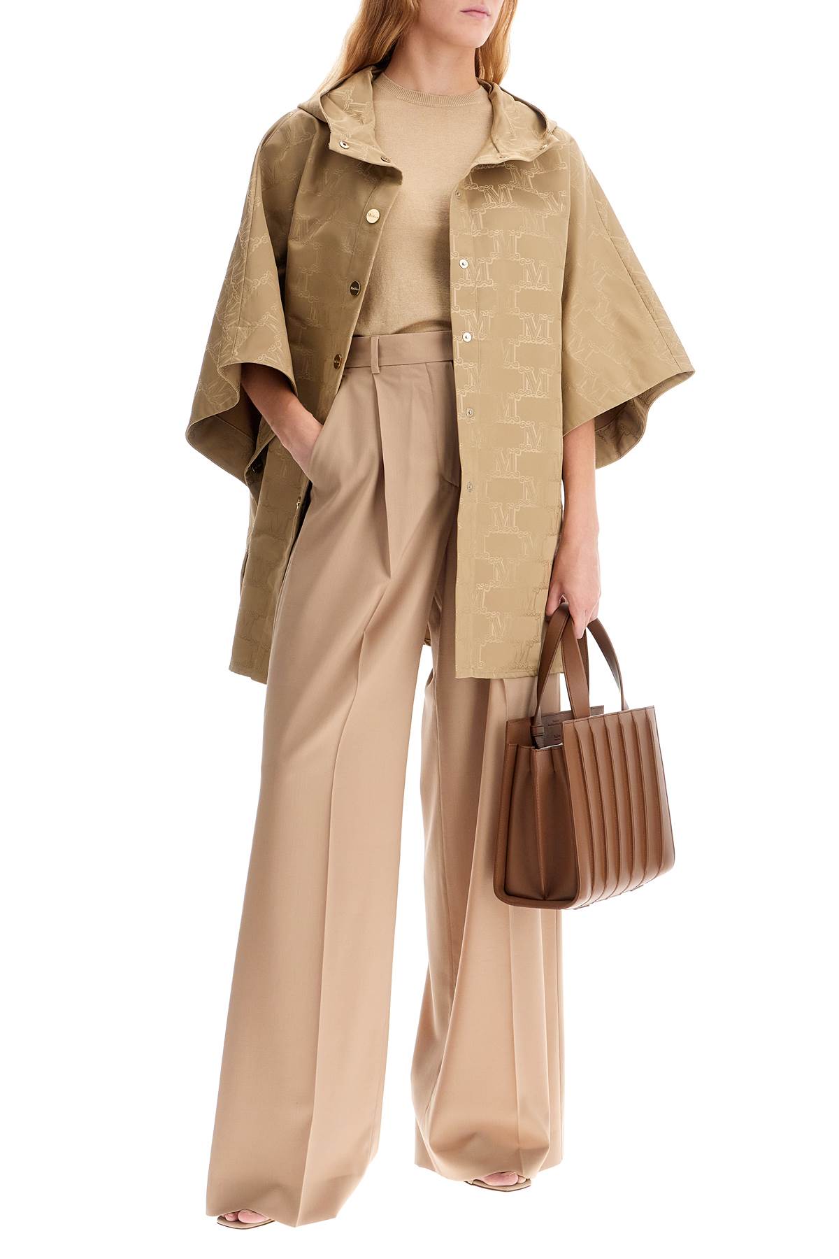 Shop Max Mara 'jacquard Anti-d In Beige