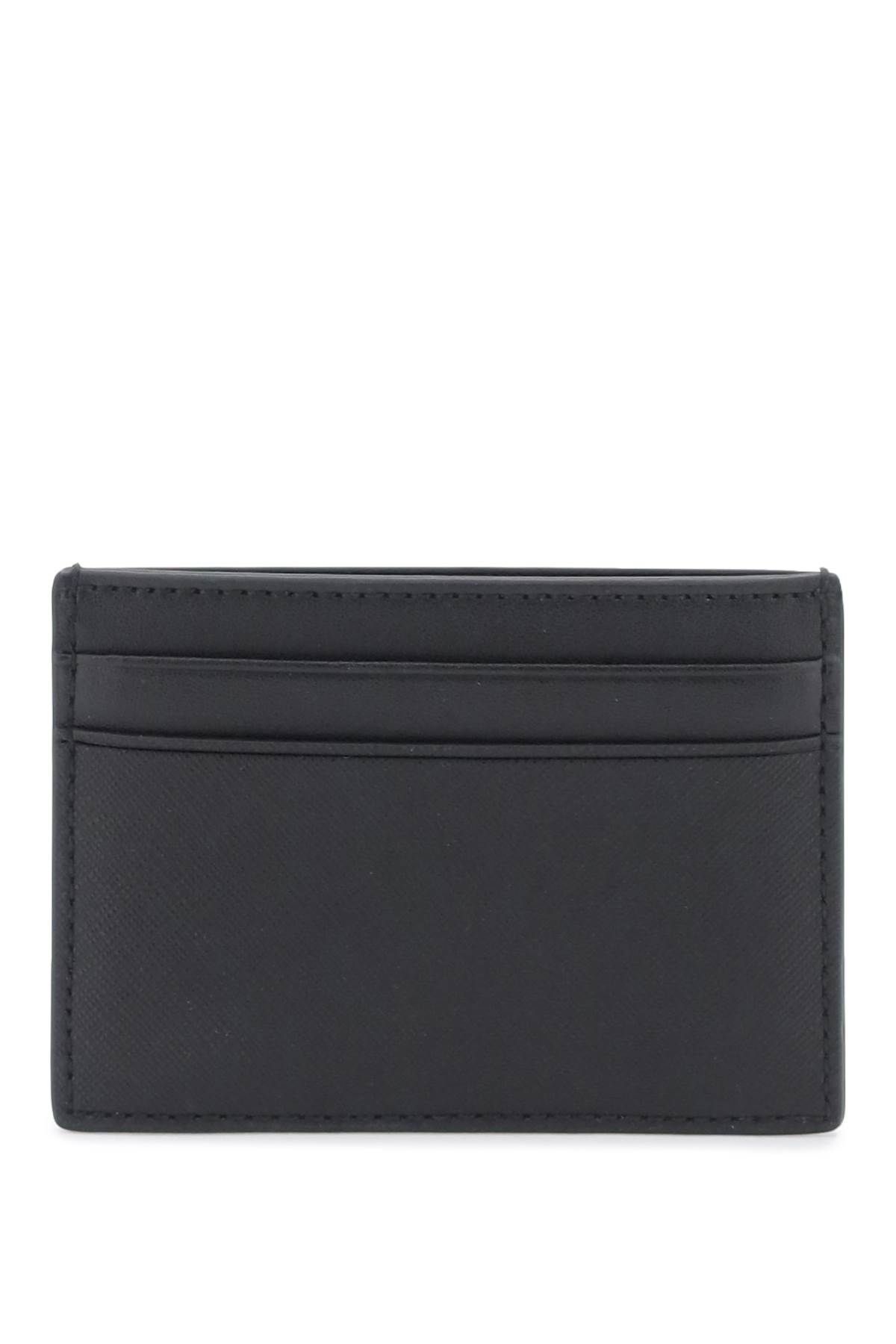 Shop Bally Leather Bhar Cardholder In Black