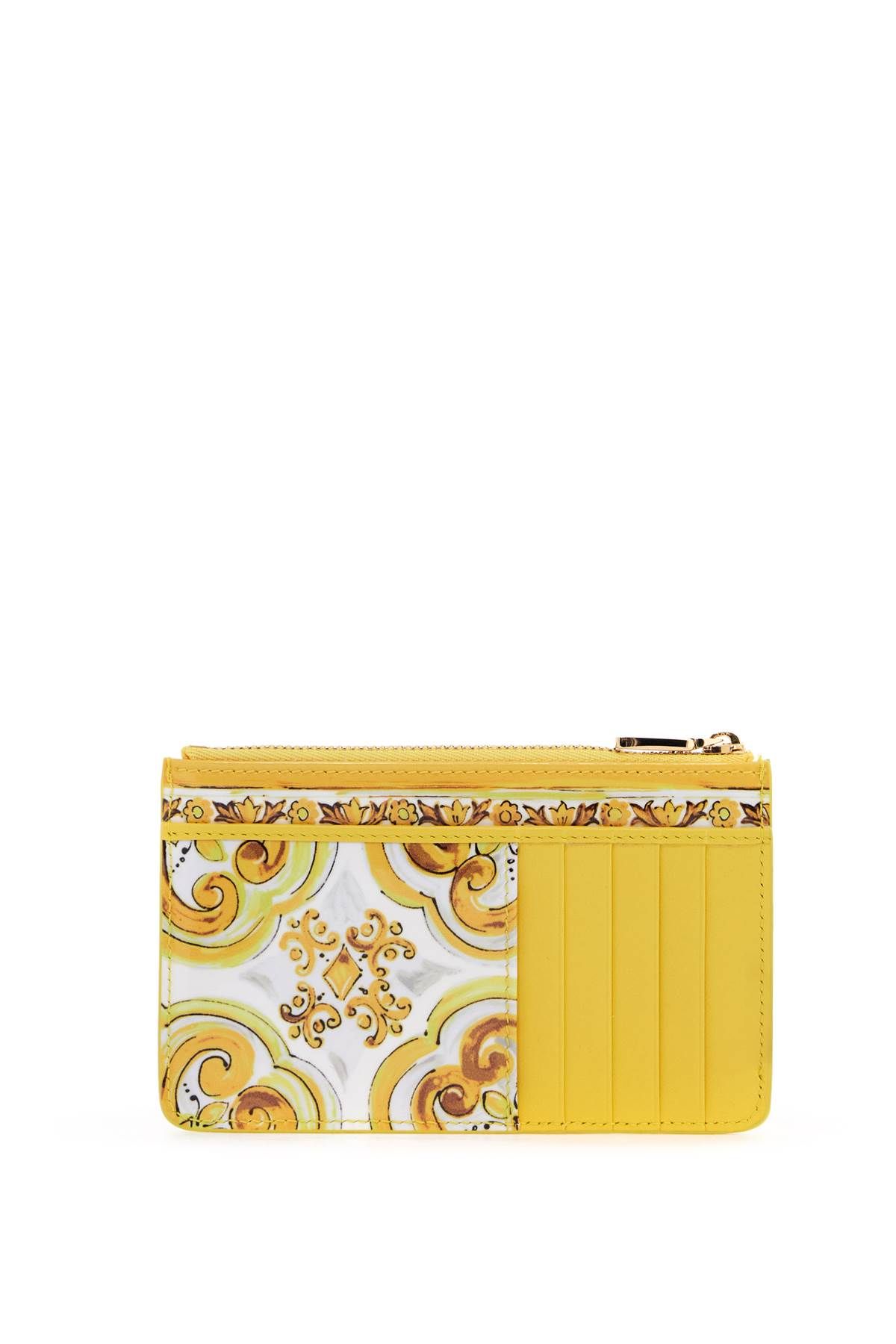 Shop Dolce & Gabbana 3.5 Ceramic Tile Print In Yellow