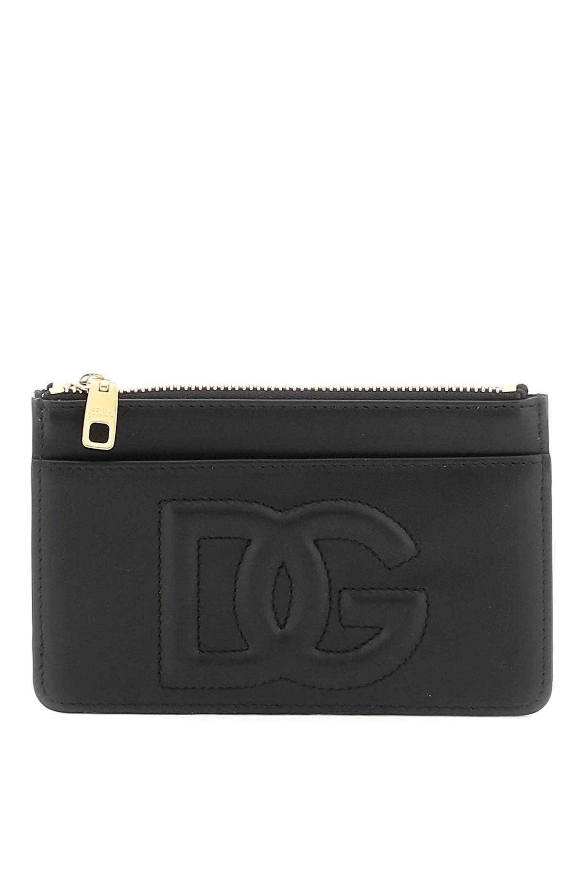 Shop Dolce & Gabbana Logoed Cardholder In Black