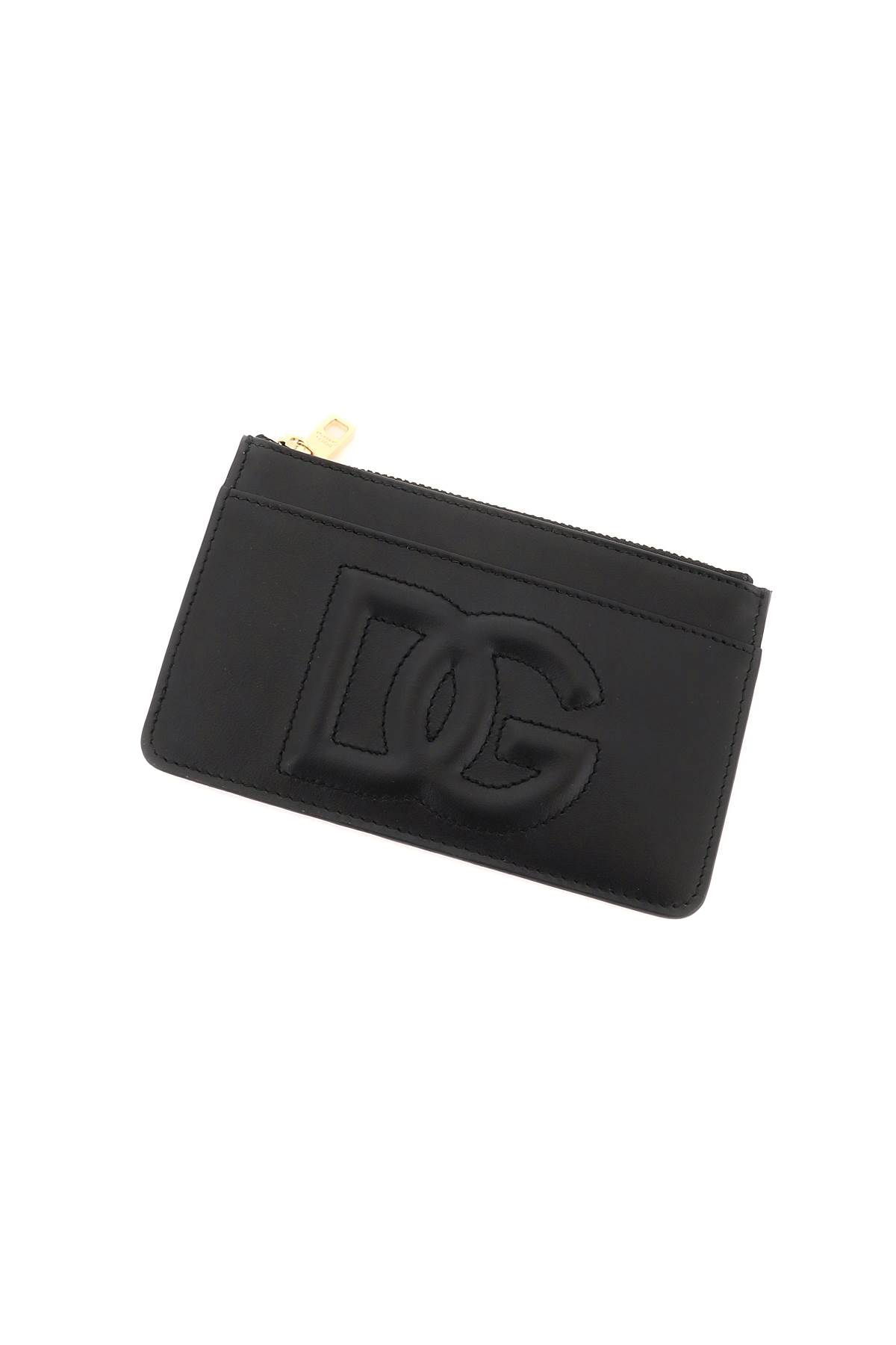 Shop Dolce & Gabbana Logoed Cardholder In Black