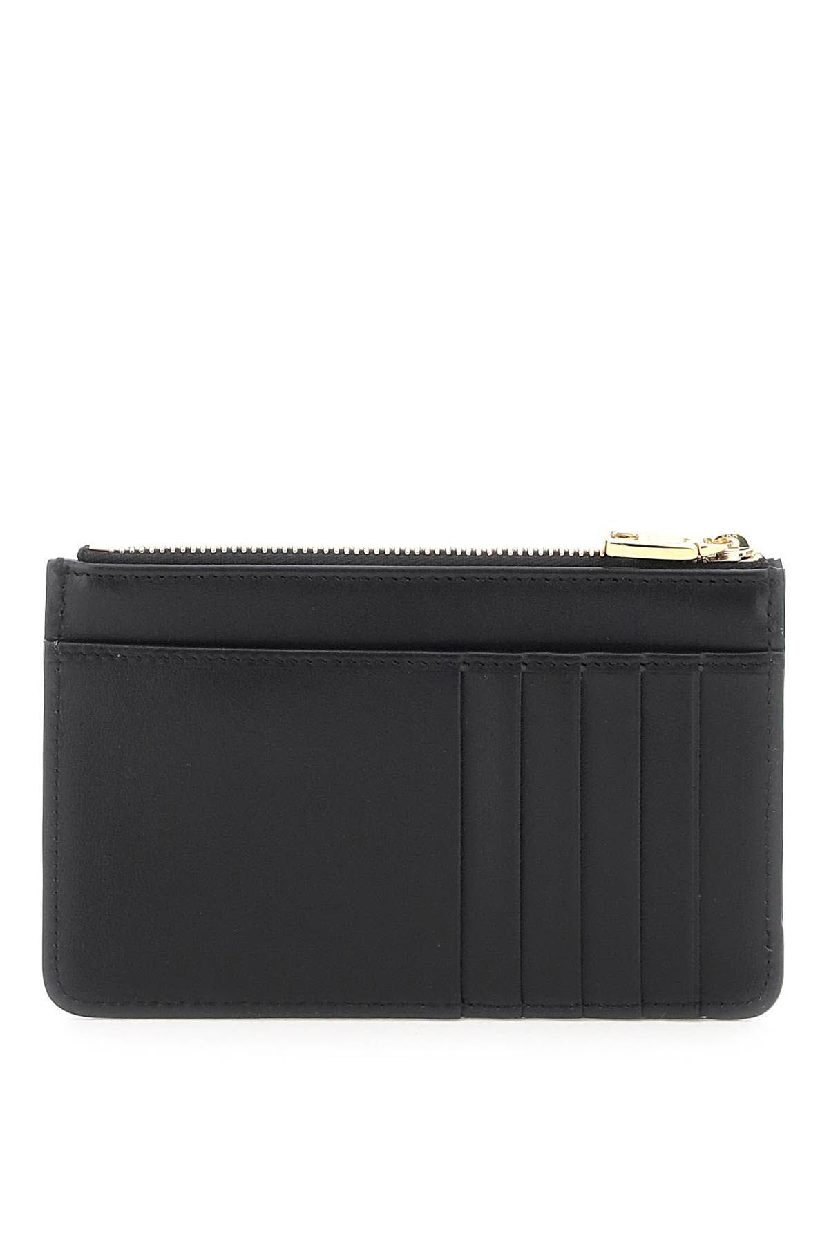 Shop Dolce & Gabbana Dg Zippered Cardholder In Black