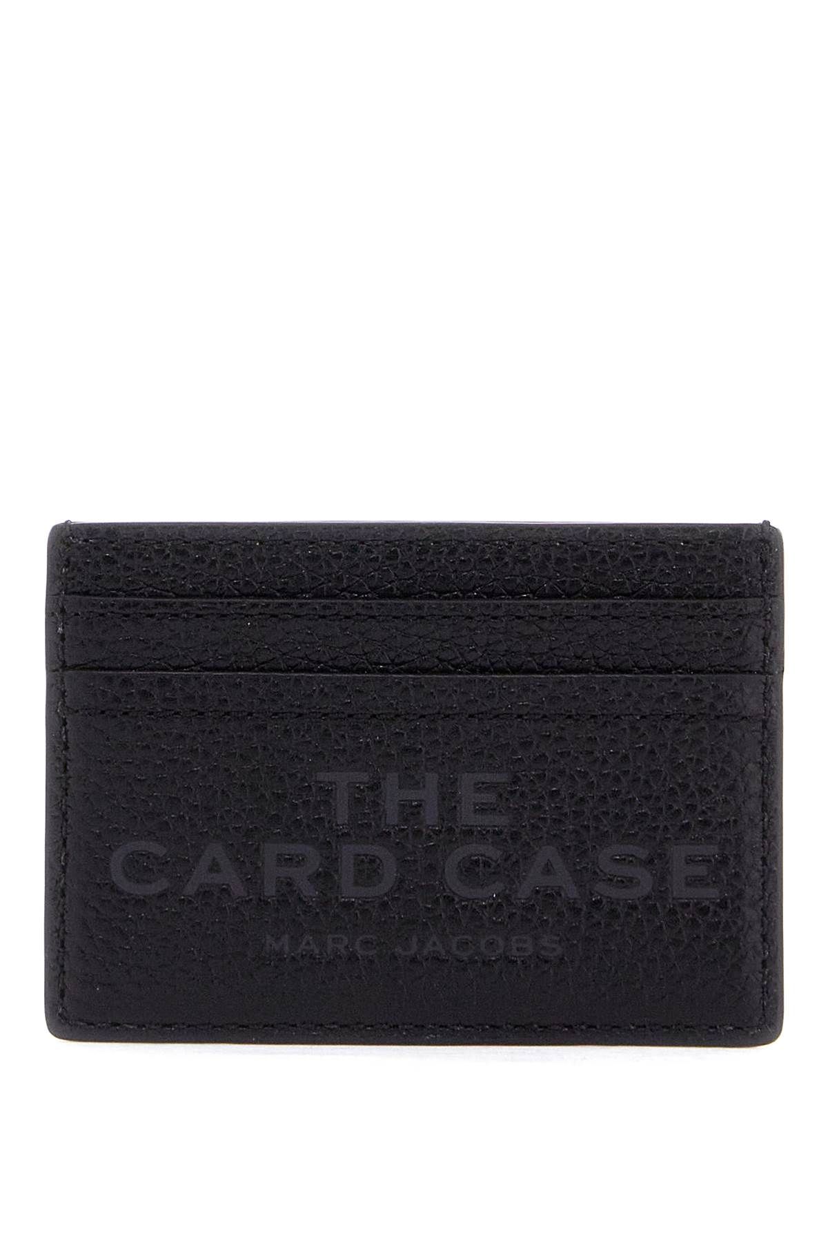 Shop Marc Jacobs Portacarte The Leather Card Case In Black