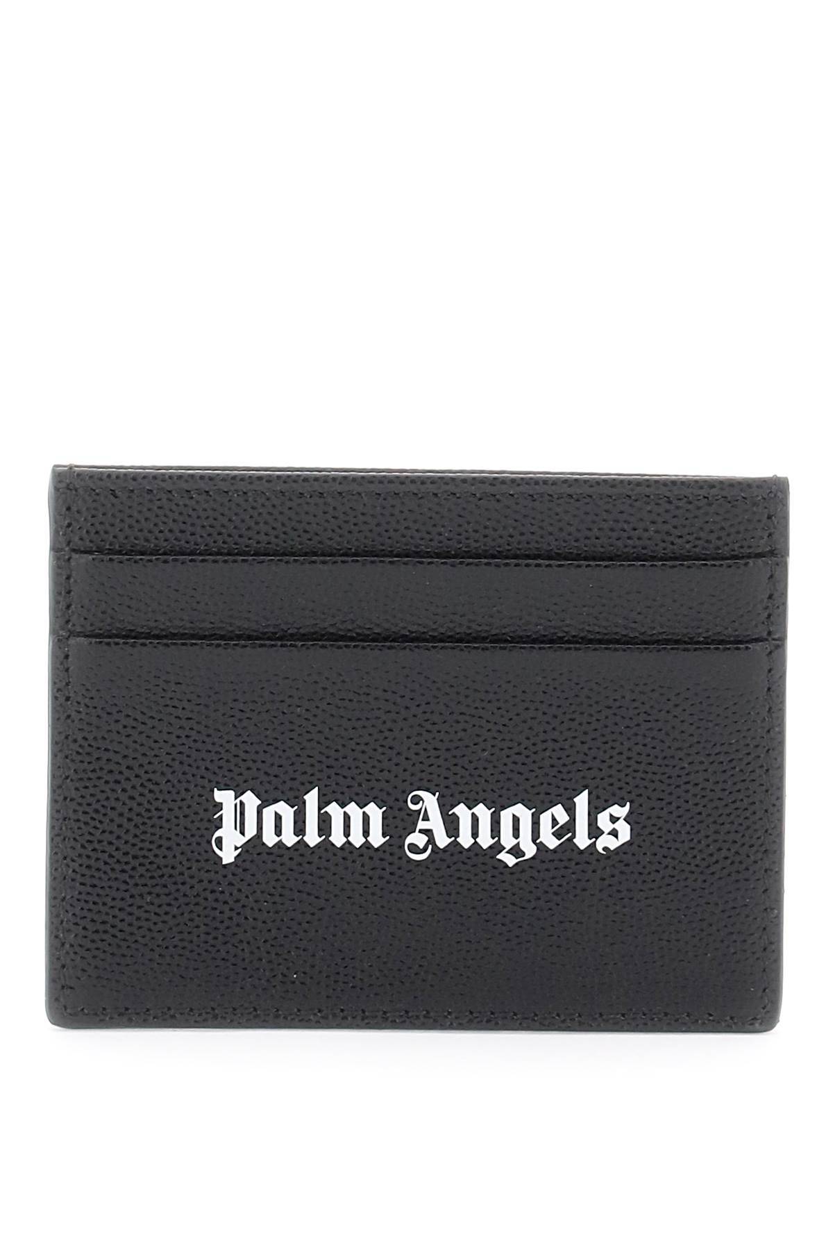 Shop Palm Angels Logo Cardholder In Black