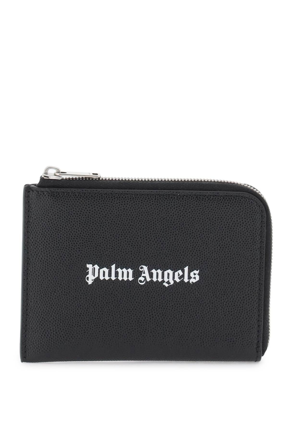Shop Palm Angels Mini Pouch With Pull-out Cardholder In Black