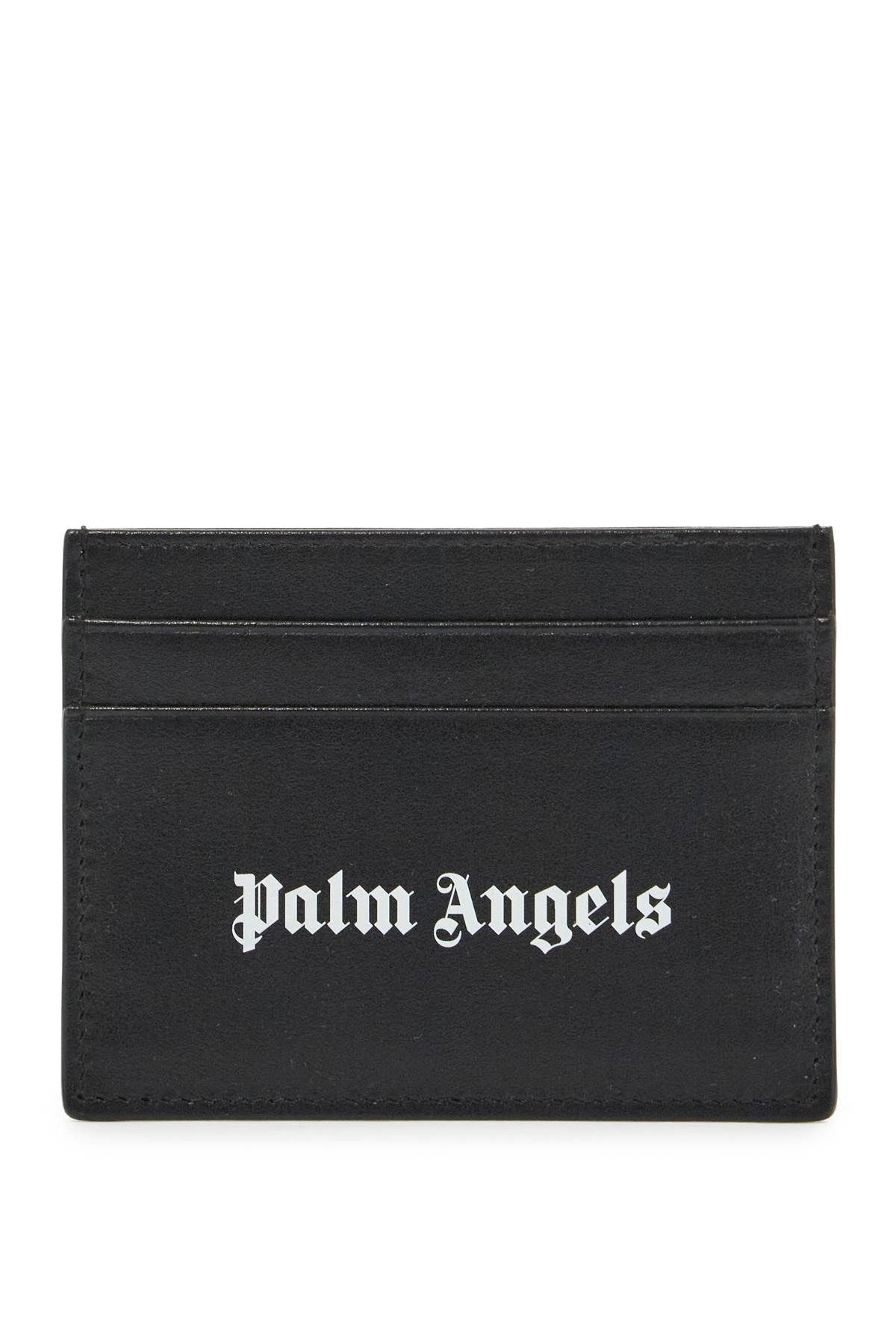 Shop Palm Angels Logo Card Holder In Black