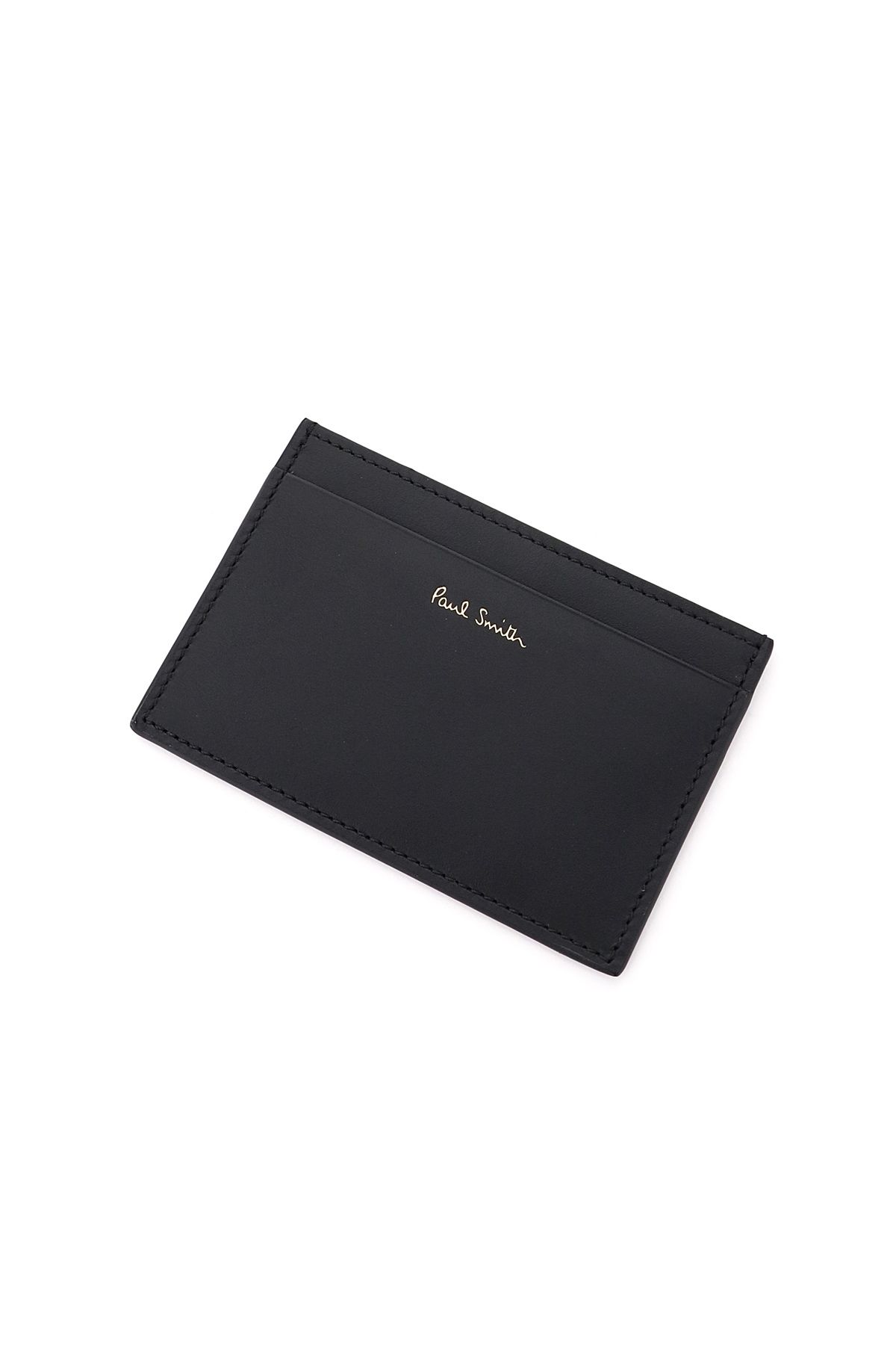 Shop Paul Smith Signature Stripe Cardholder In Black