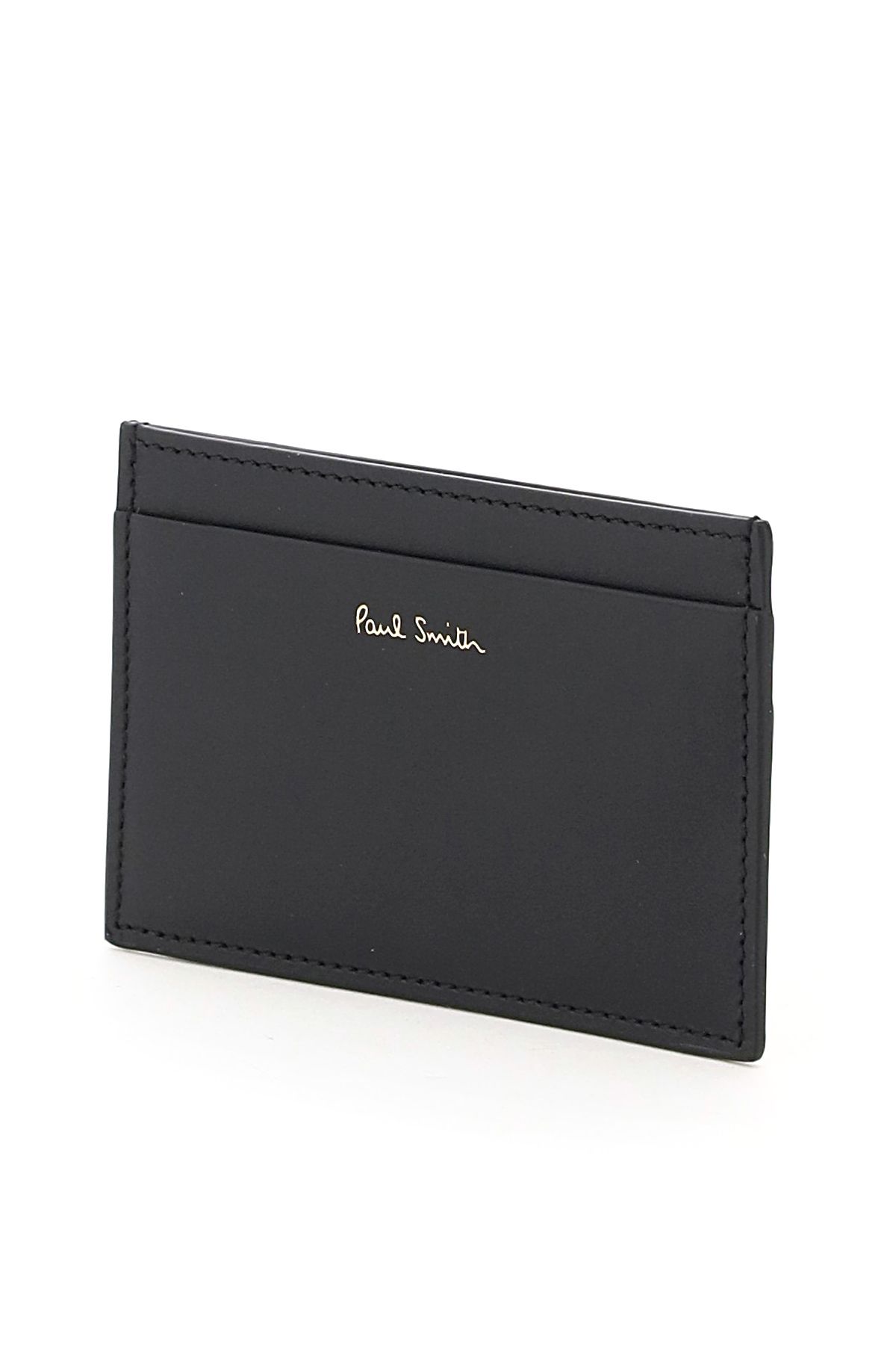 Shop Paul Smith Signature Stripe Cardholder In Black