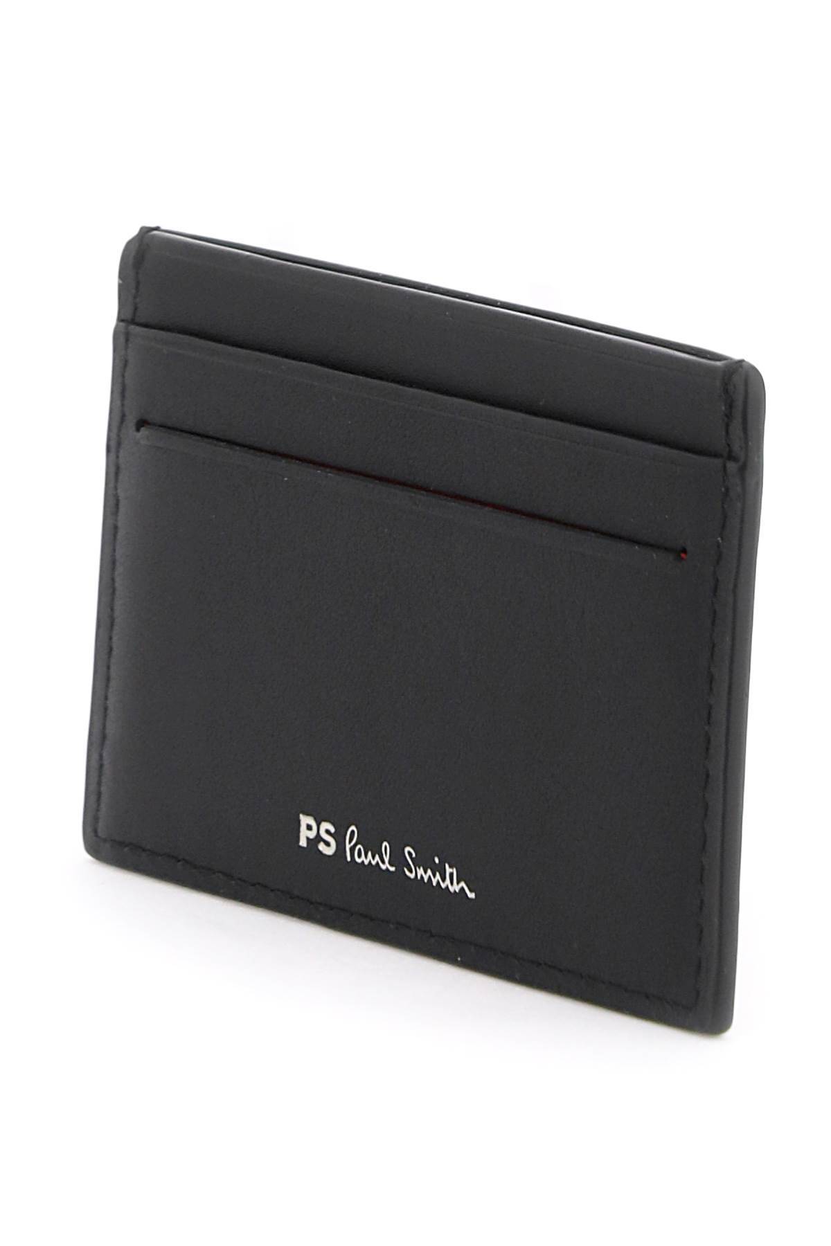 Shop Ps By Paul Smith Zebra Stripe Cardholder In Black