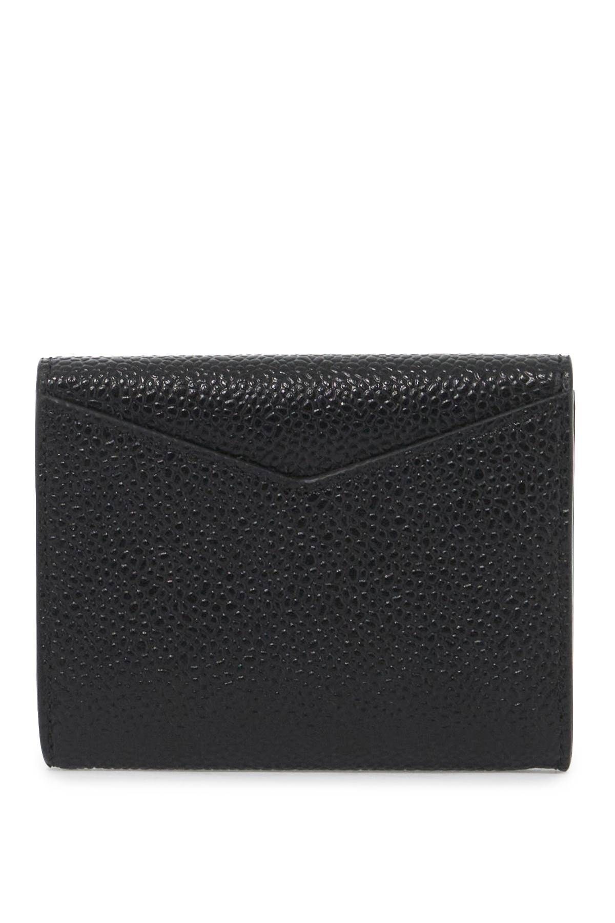 Shop Thom Browne Pebble Grain Envelope Card In Black