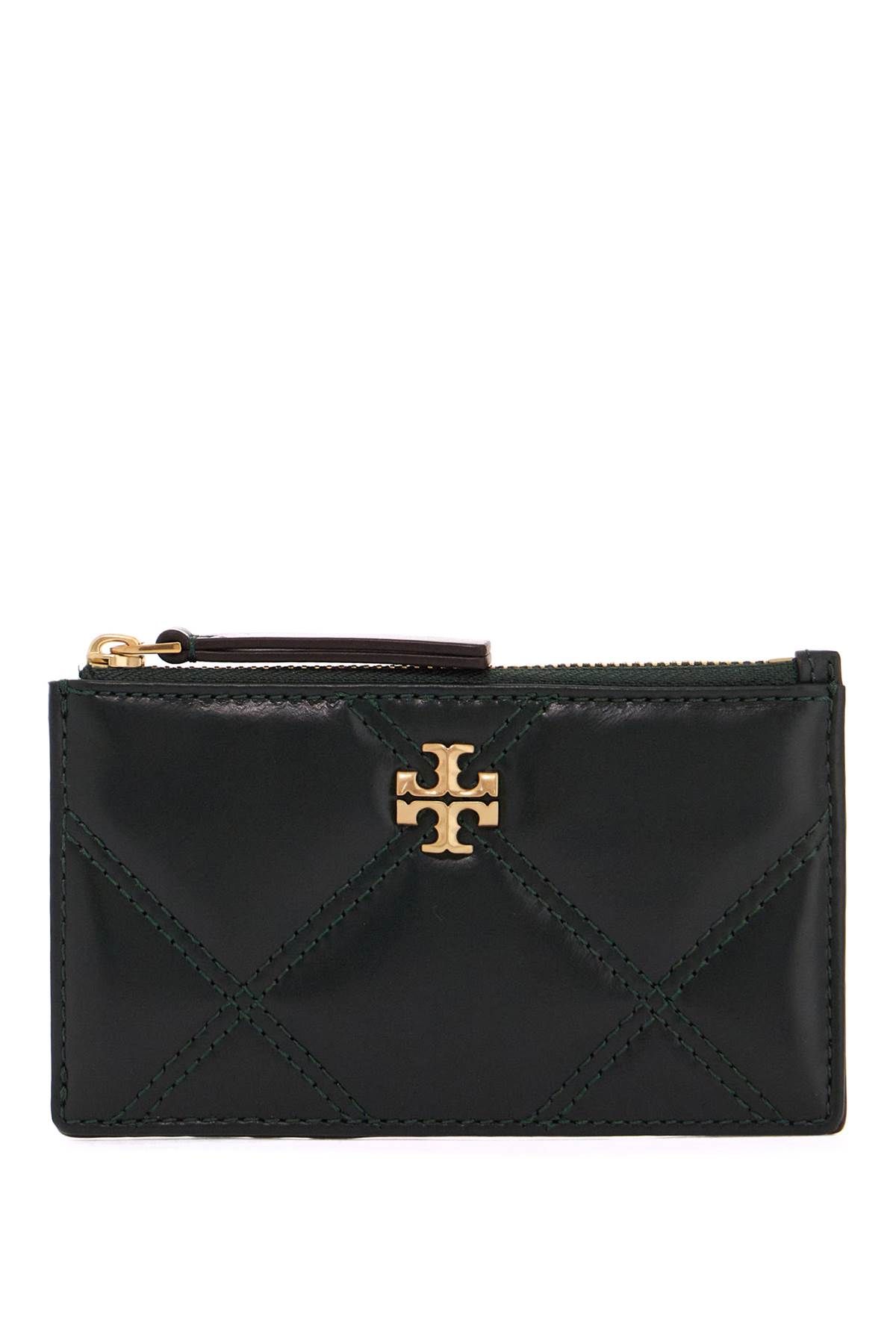 Shop Tory Burch Kira Card Holder Door In Green