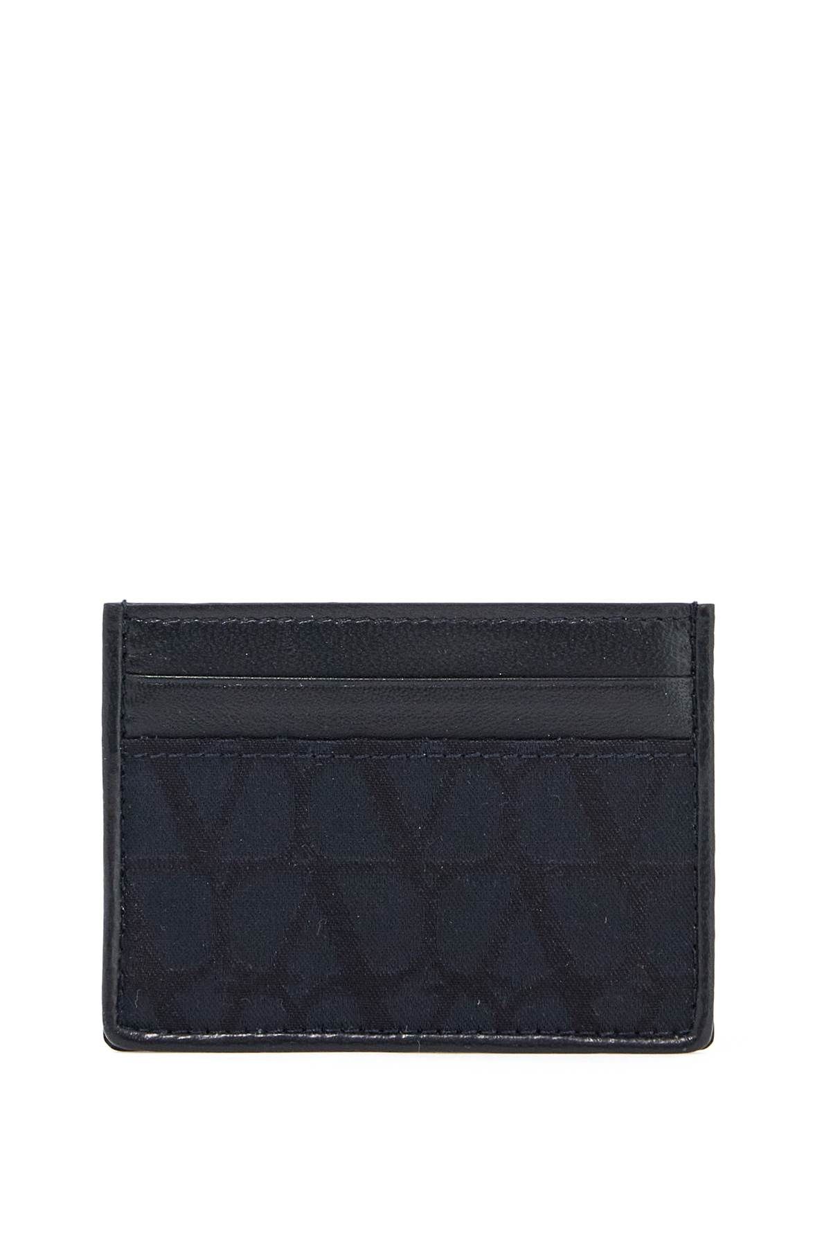 Shop Valentino Toile Iconographer Card In Black