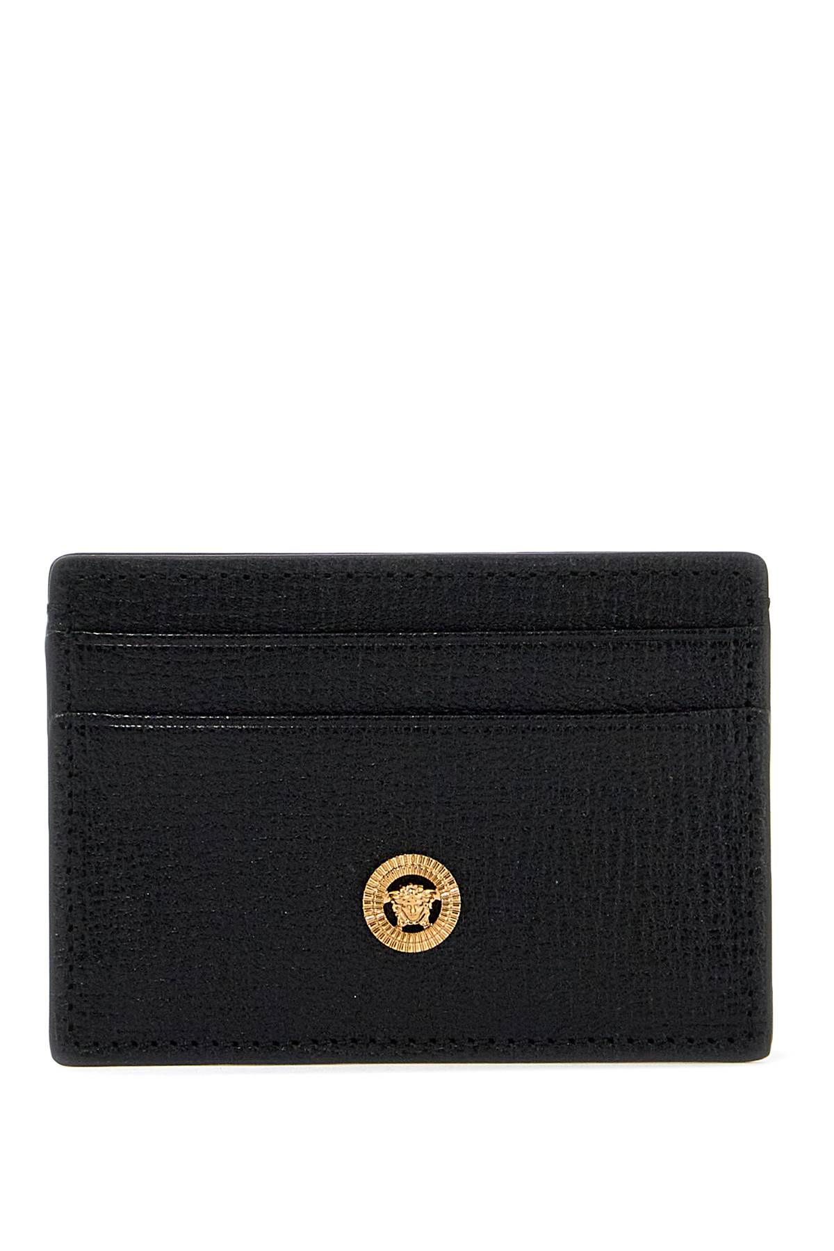 Shop Versace Medusa Biggie Card In Black