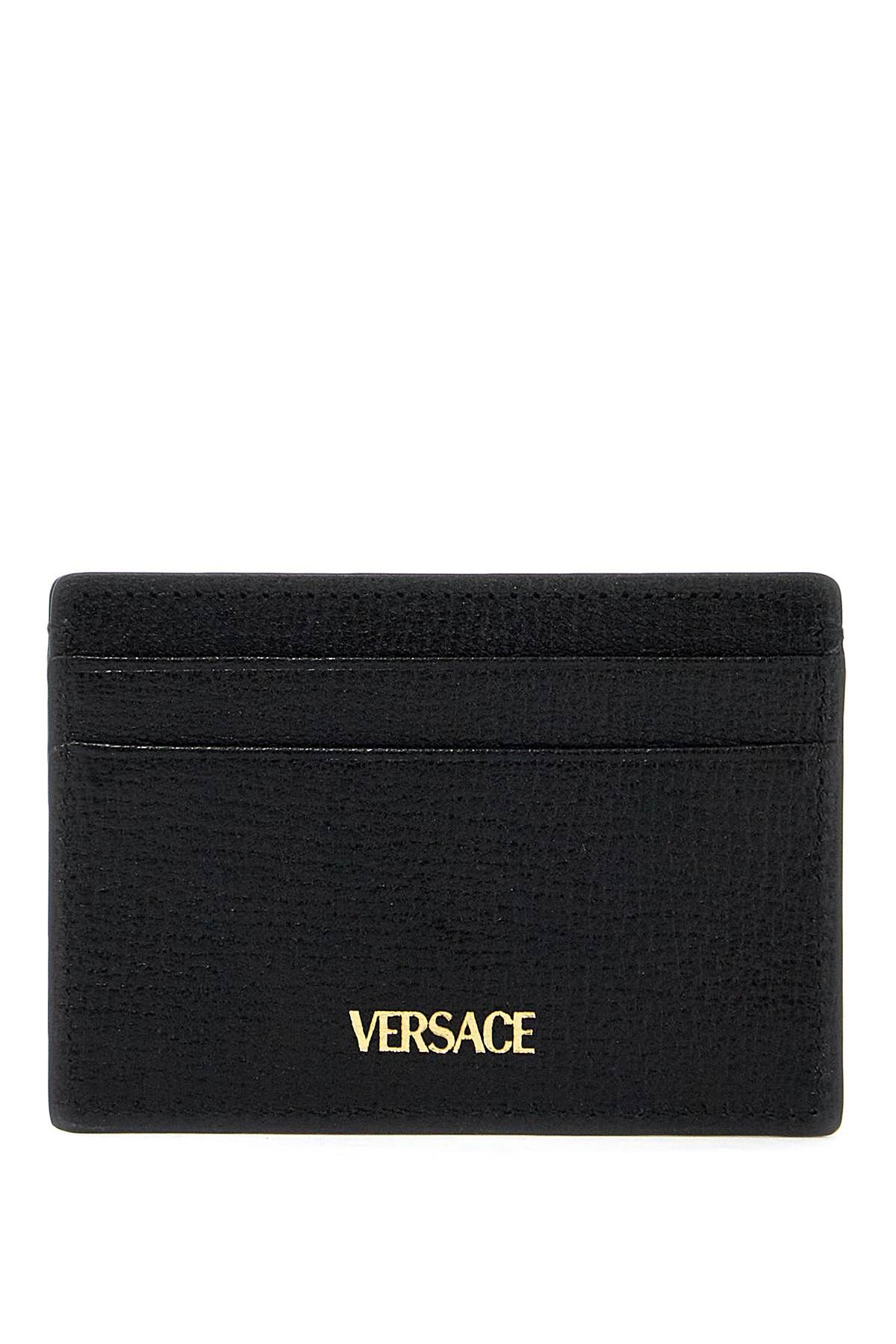 Shop Versace Medusa Biggie Card In Black