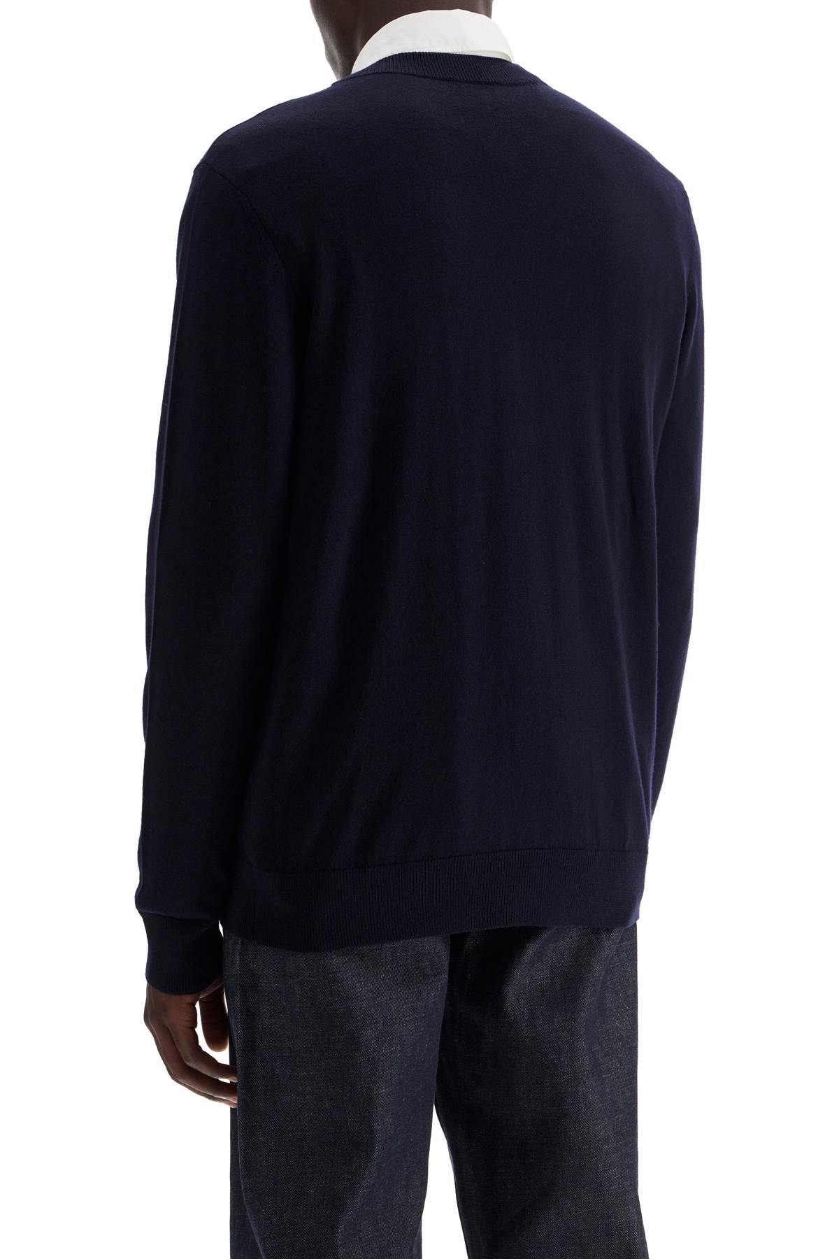 Shop Apc 'joe's Wool Cardigan In Blue