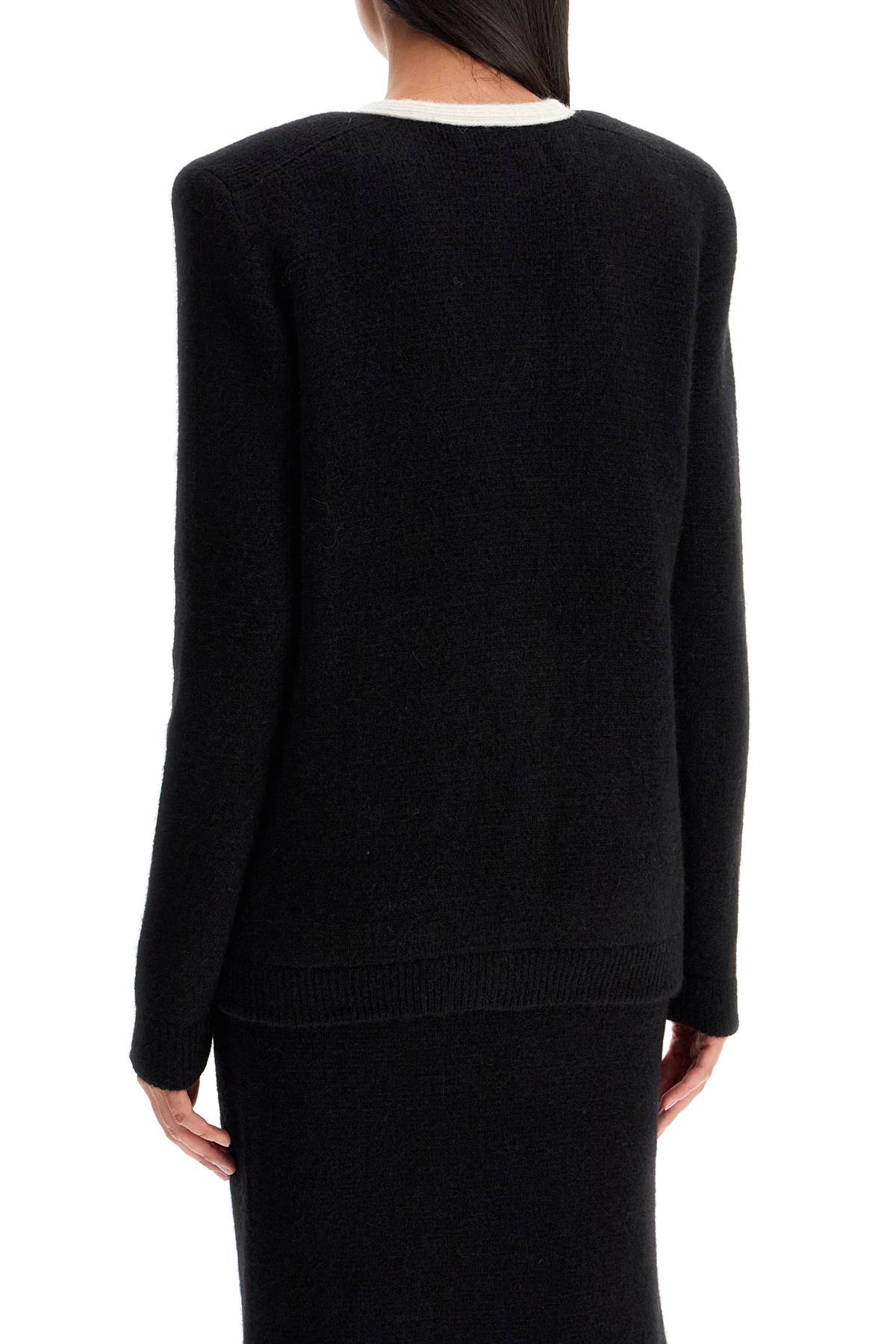 Shop Alessandra Rich 'oversized Alp In Black