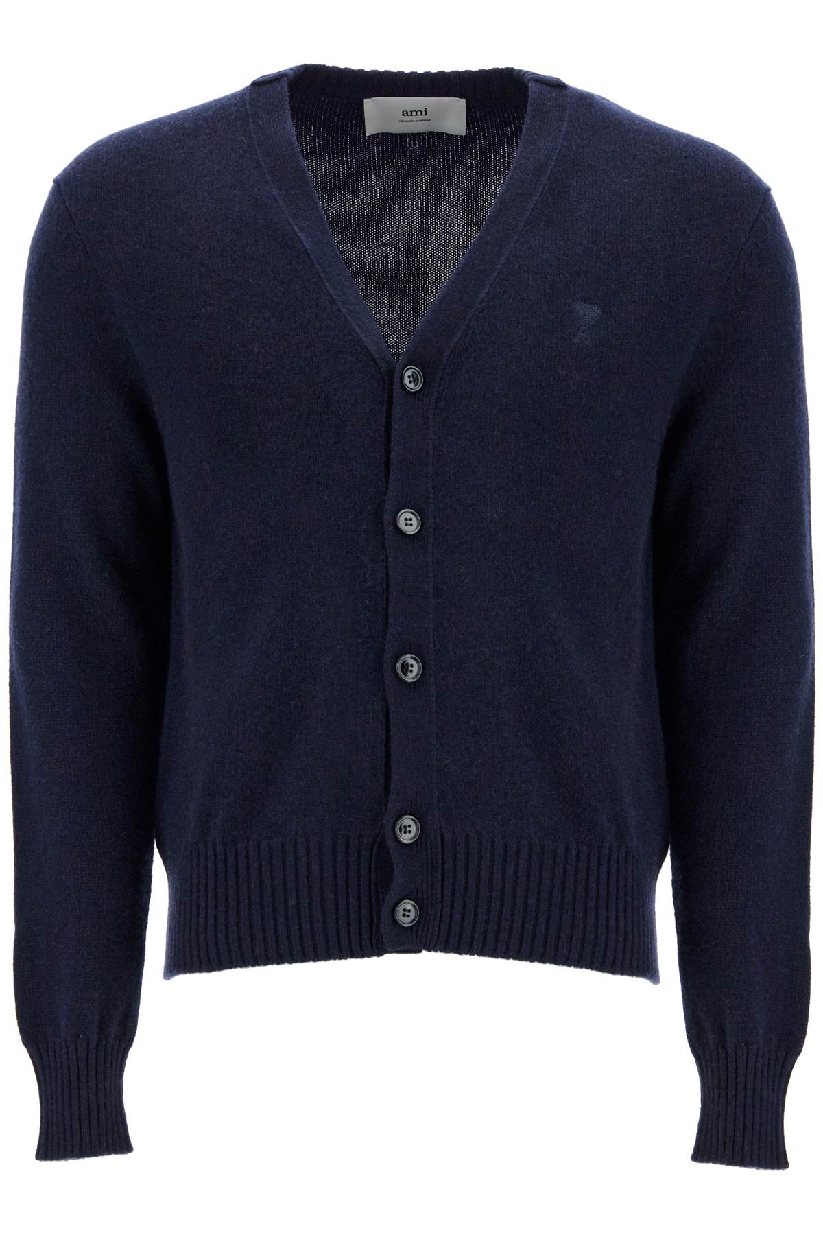 Shop Ami Alexandre Matiussi Cashmere Cardigan For In Blue