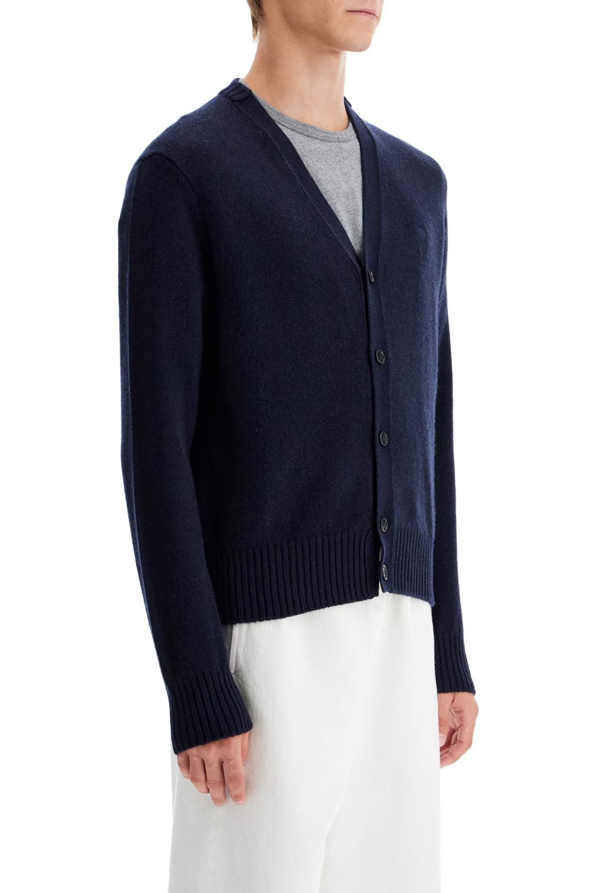 Shop Ami Alexandre Matiussi Cashmere Cardigan For In Blue