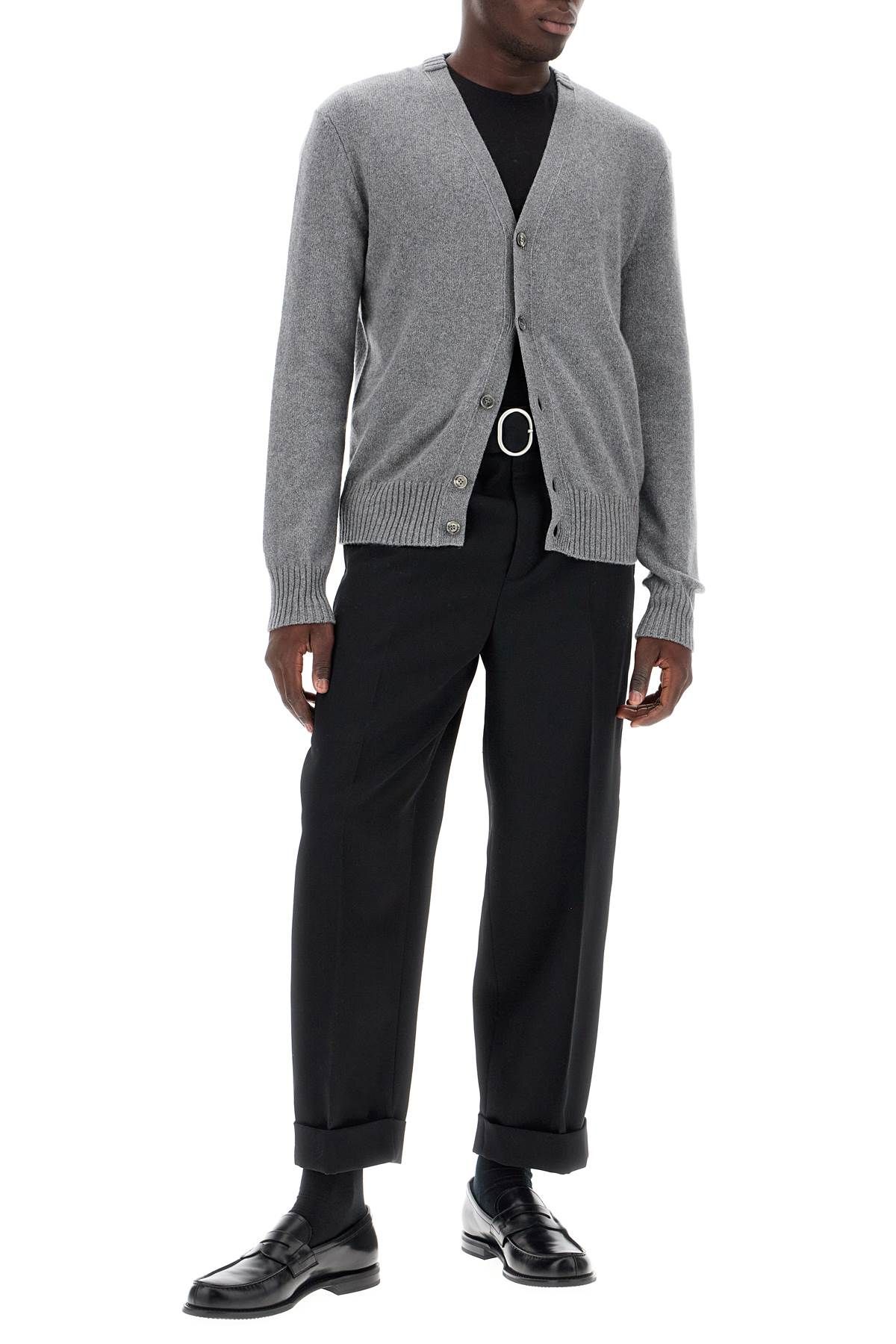 Shop Ami Alexandre Matiussi Cashmere Cardigan For In Grey