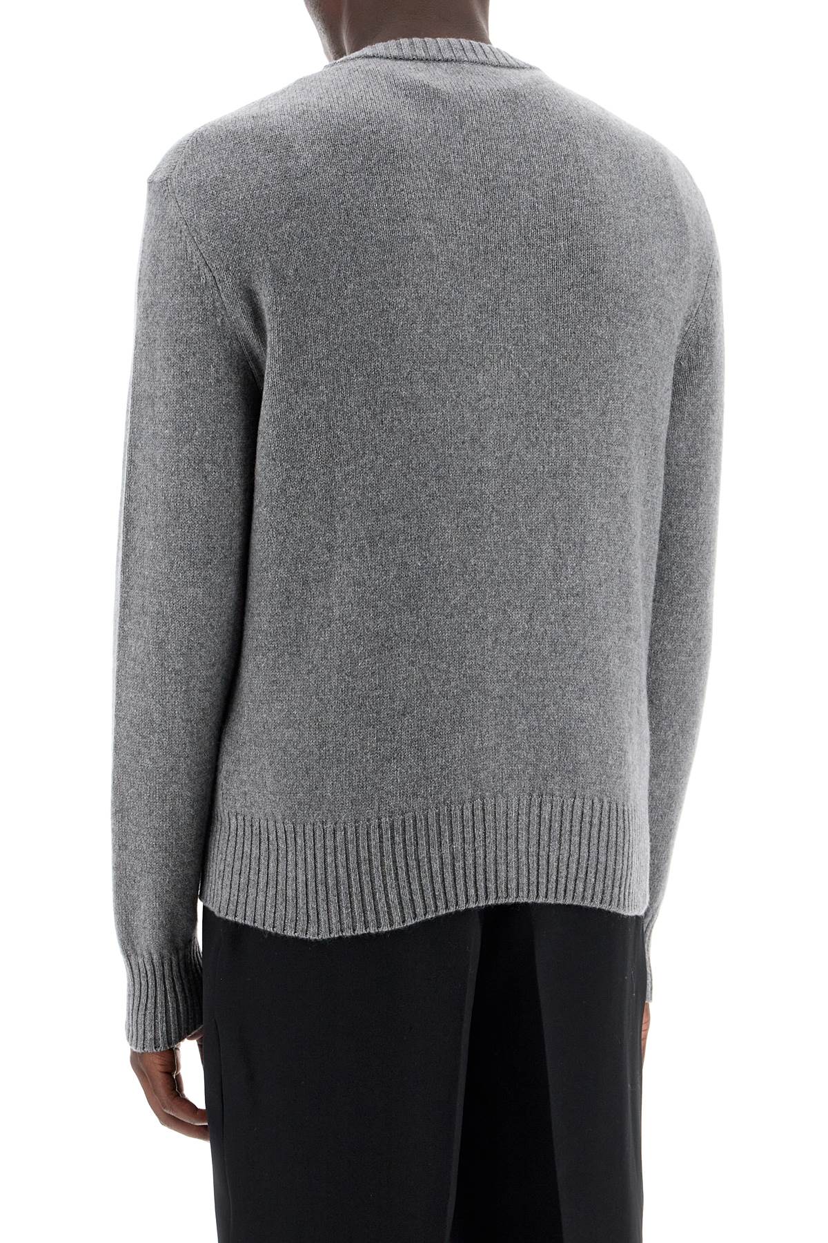 Shop Ami Alexandre Matiussi Cashmere Cardigan For In Grey