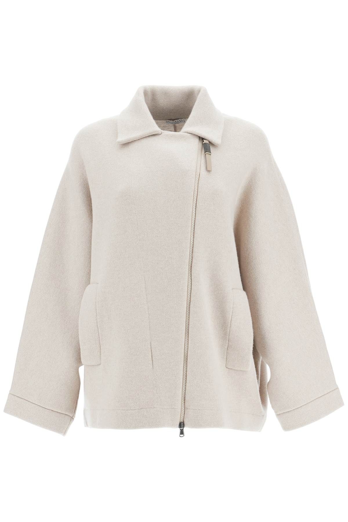 Shop Brunello Cucinelli Oversized Cashmere Card In Beige