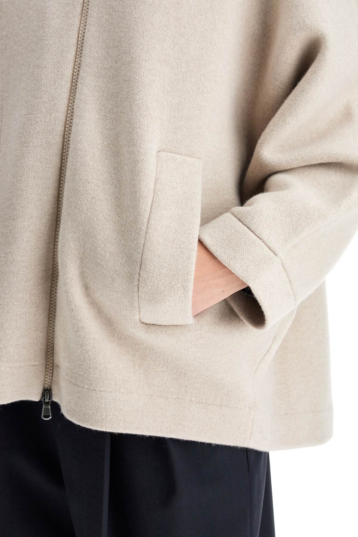 Shop Brunello Cucinelli Oversized Cashmere Card In Beige