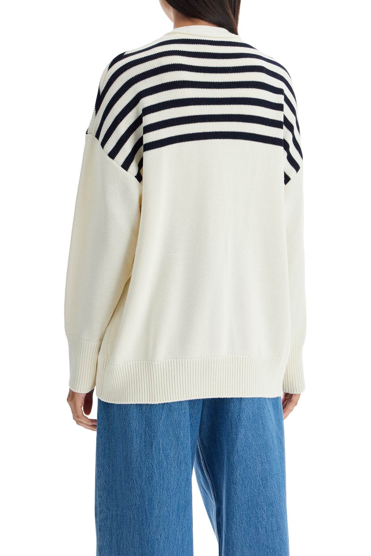 Shop Givenchy "oversized Wool And Cotton Blend In White